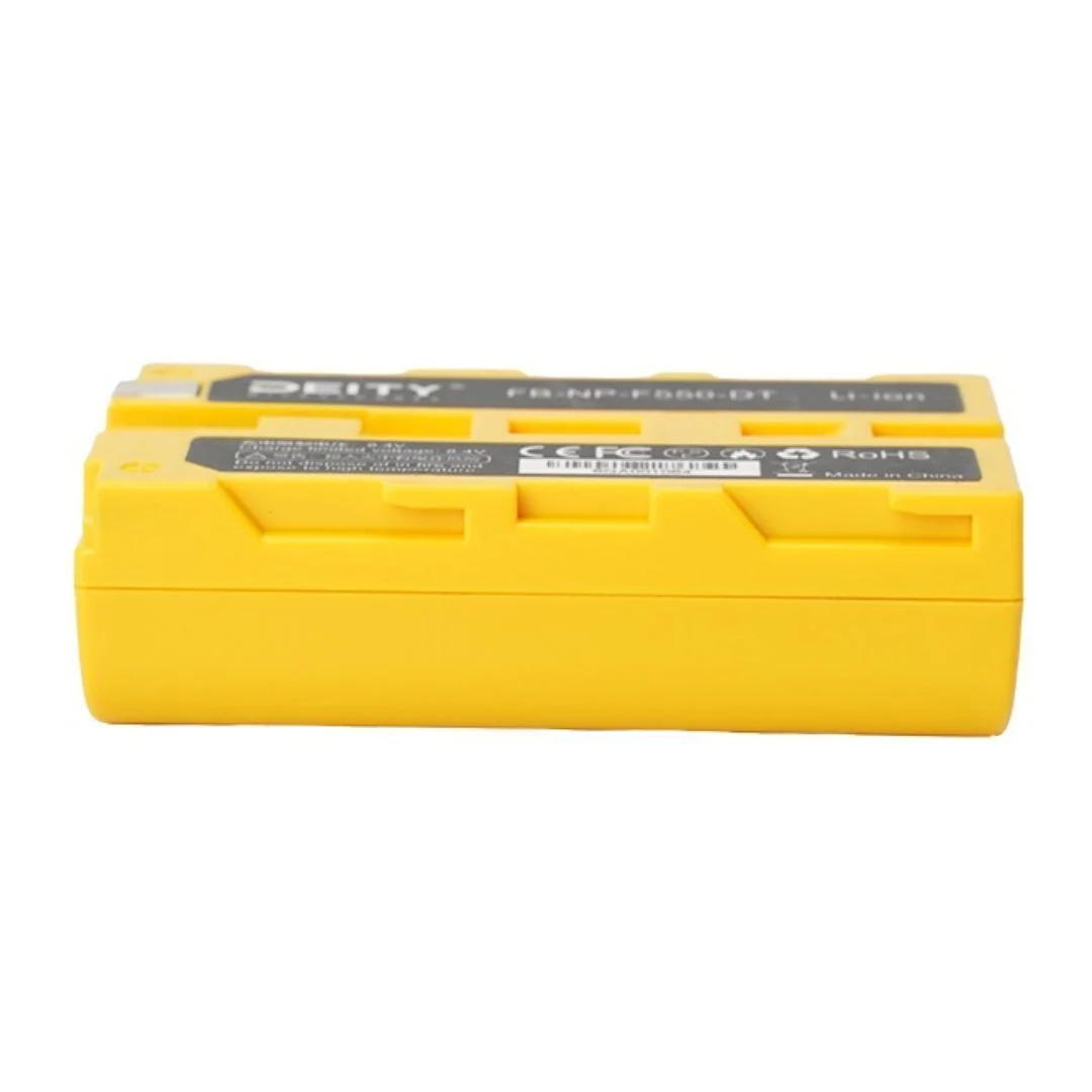 Deity NP-F550 Rechargeable Battery with Shock and Drop Resistance (Yellow) - Image 4