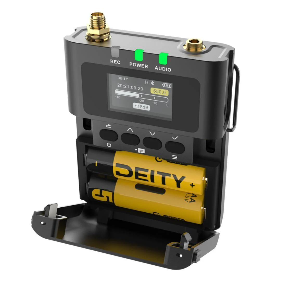Deity Microphones Theos Digital Wireless UHF System 2 Channel Kit with Wireless Syncing (Black) - Image 4