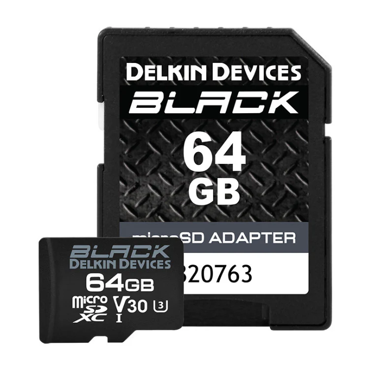 Delkin 99MB/s Exclusive MicroSD 64GB Memory Card (Black) - Image 2