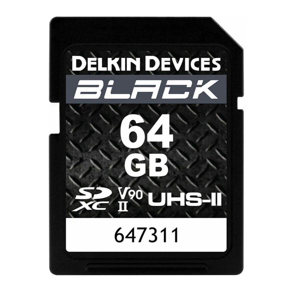 Delkin Devices 64GB UHS-II SDXC Memory Card (Black)