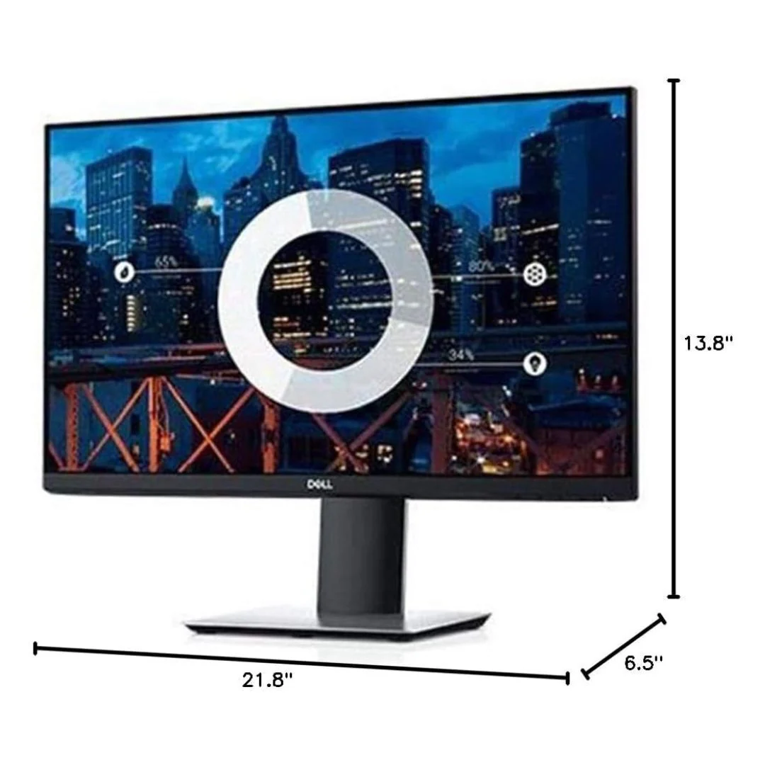 Dell P2219H Monitor, 21.5" Full HD IPS, USB 3.0 Hub (Black/Silver) (Certified Refurbished) - Image 5