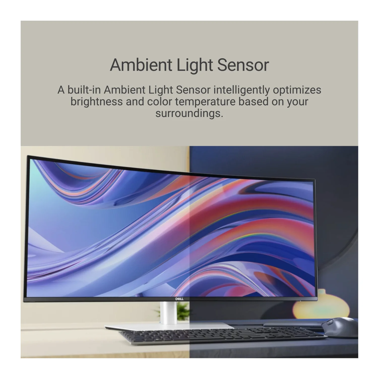 Dell UltraSharp U3425WE 34-In. UW-QHD Curved LED Monitor 120Hz (Black/Silver) (Used) - Image 5