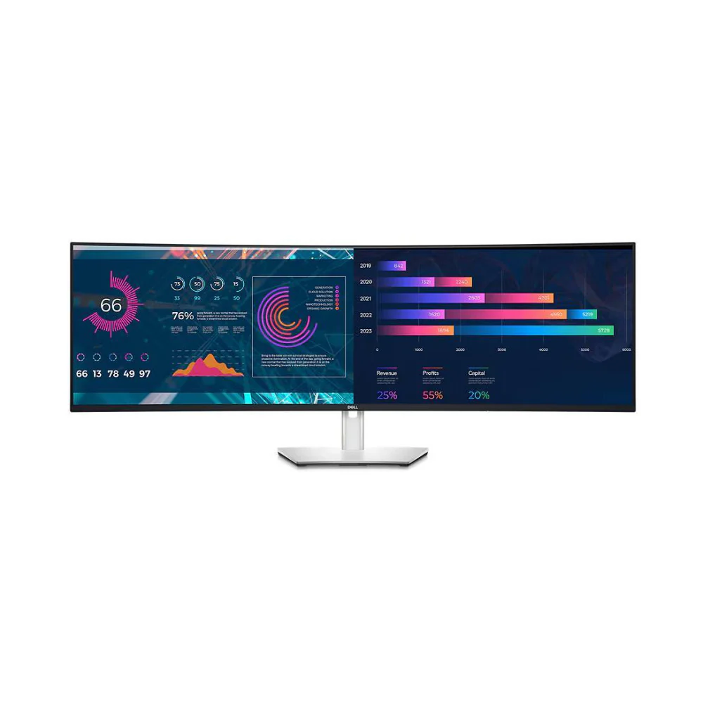 Dell UltraSharp U4924DW 49-Inch DQHD Curved Screen Edge WLED LCD Monitor (Black) (Used) - Image 7
