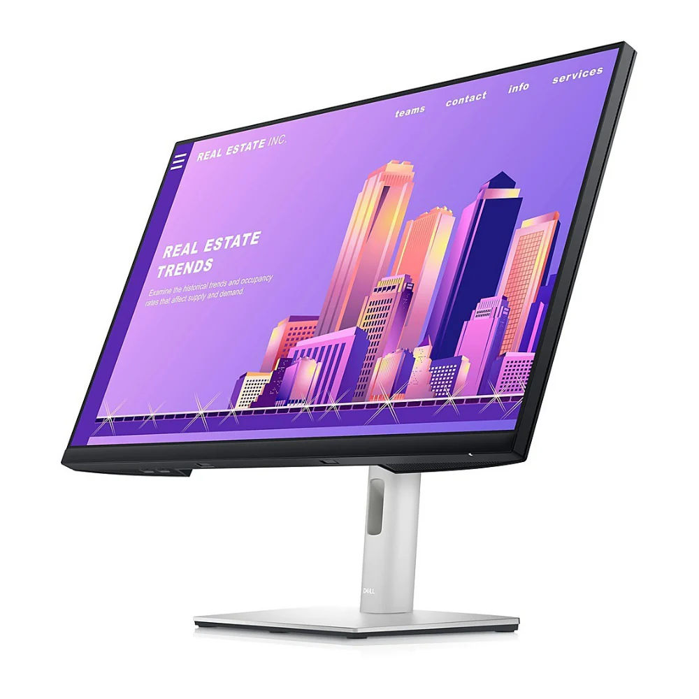 Dell P2722H Monitor, 27" Full HD, HDMI/DisplayPort (Certified Refurbished) - Image 2