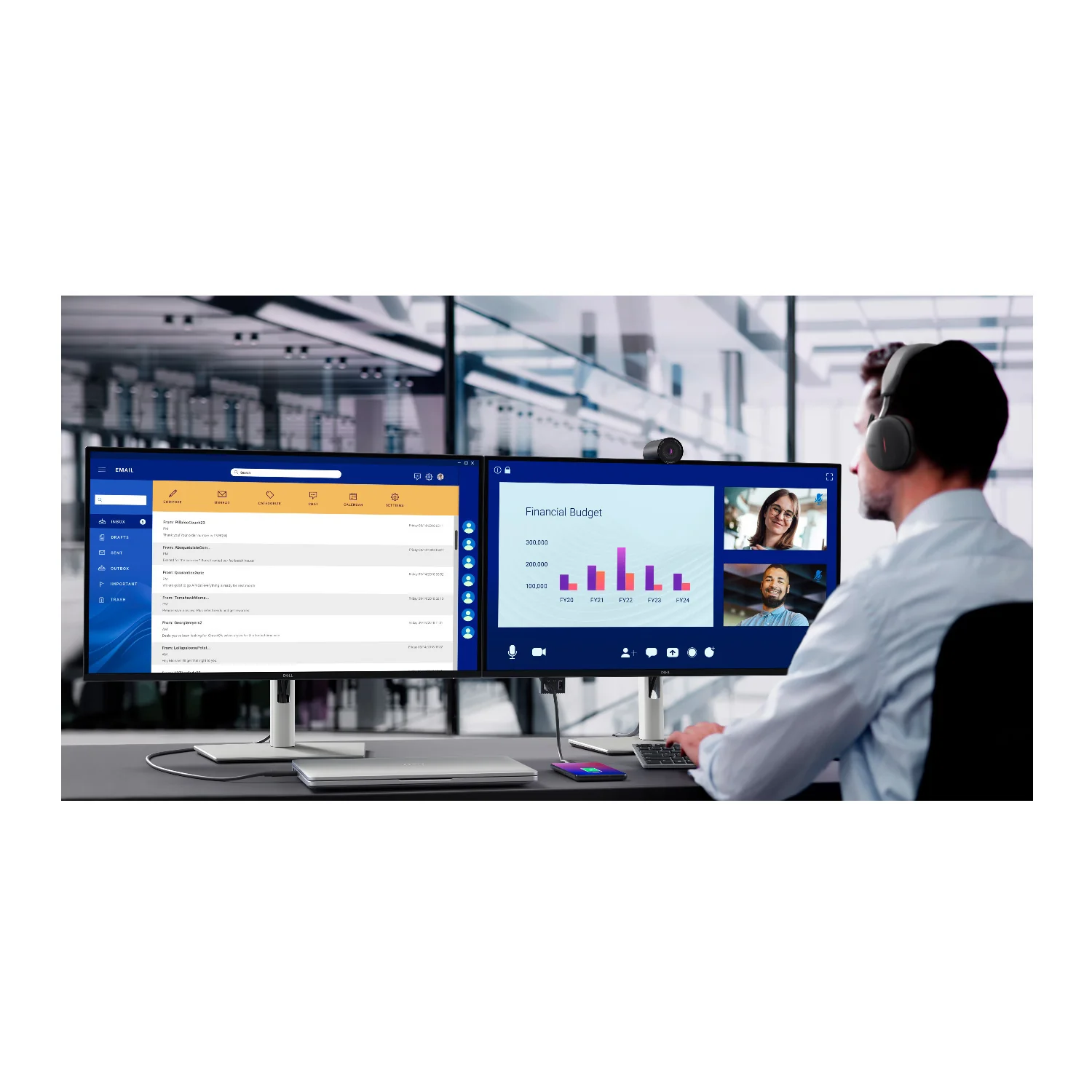 Dell Pro 27 inch Plus P2725DE QHD USB-C Hub IPS Monitor - Image 11