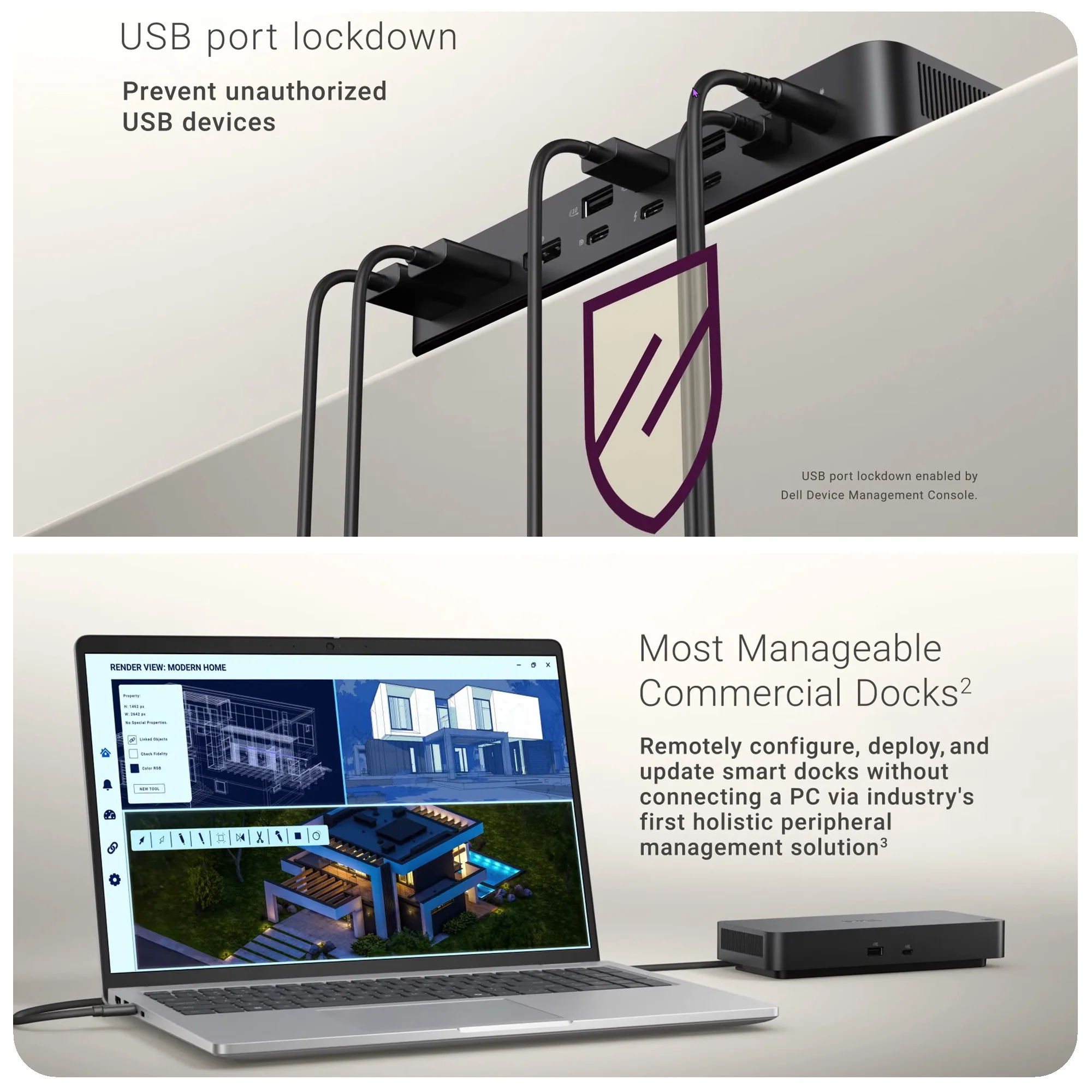 Dell Pro Thunderbolt 4 Smart Dock (SD25TB4) with Cables, Ties & 128GB USB Drive - Image 6