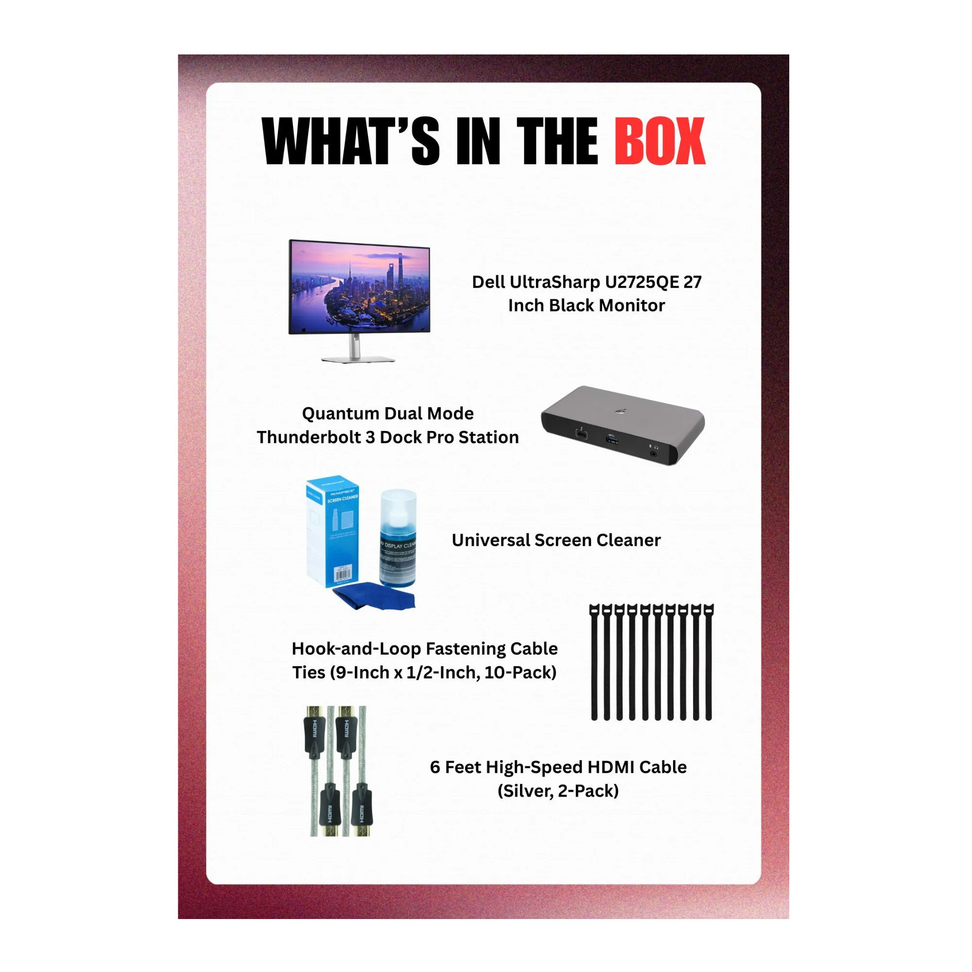 Dell UltraSharp U2725QE 27-Inch 4K UHD IPS Black Monitor with Accessories Bundle - Image 10