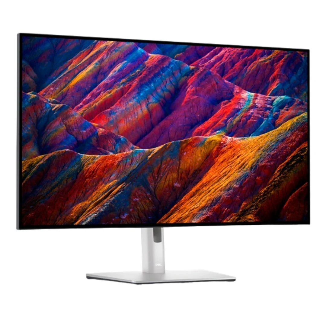 Dell UltraSharp U3223QE 31.5 Inch 14K UHD Black and Silver LCD Monitor