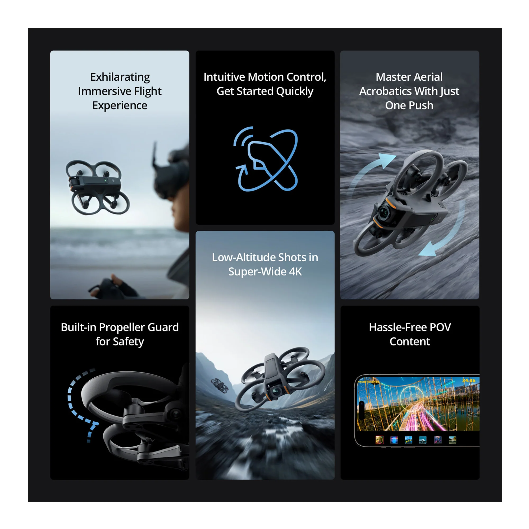 DJI Avata 2 Fly More Combo with 256GB Card and 30-Inch Landing Pad Bundle - Image 5