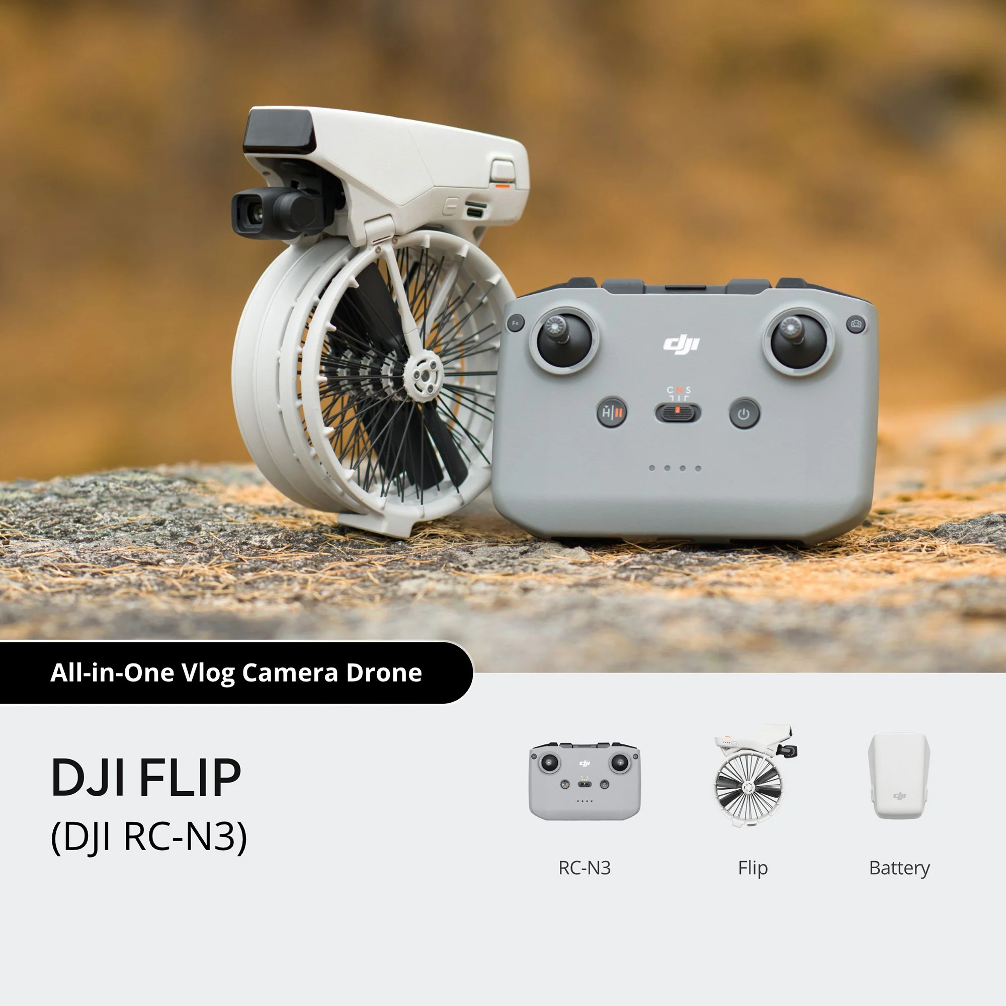 DJI Flip Mini Camera Drone with DJI RC-N3 Controller - Image 7