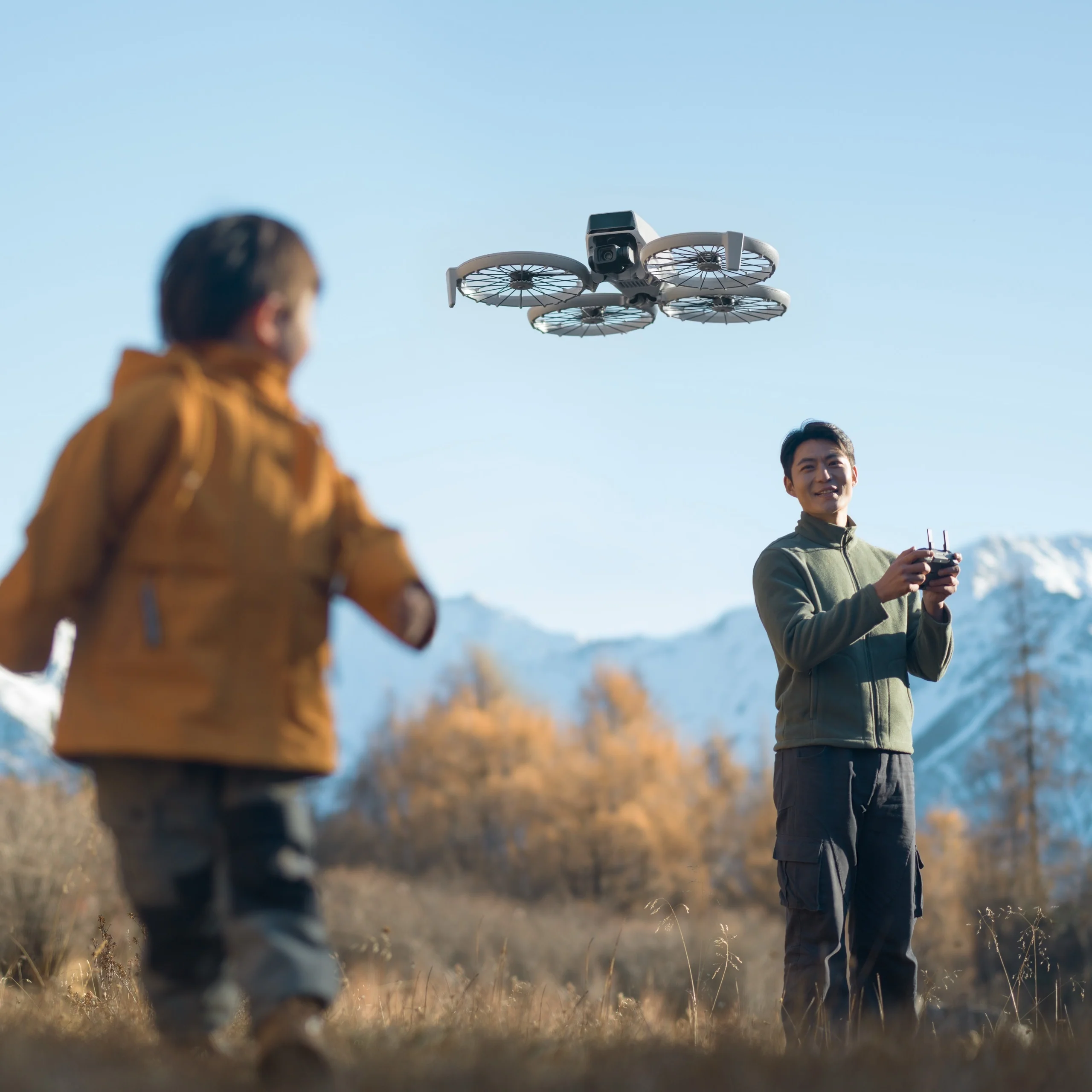 DJI Flip 1/1.3-Inch CMOS Sensor Camera Drone with DJI RC 2 Controller (White) - Image 8