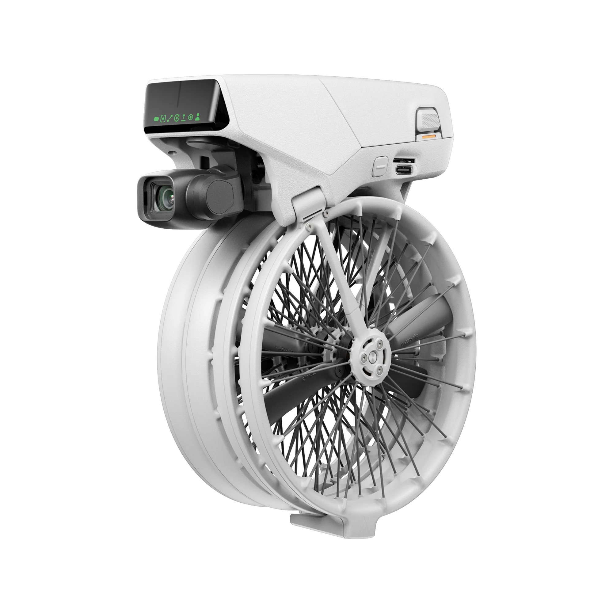 DJI Flip Fly More Combo Camera Drone with DJI RC 2, Extra Batteries, Charging Hub, and Bag (White) - Image 6
