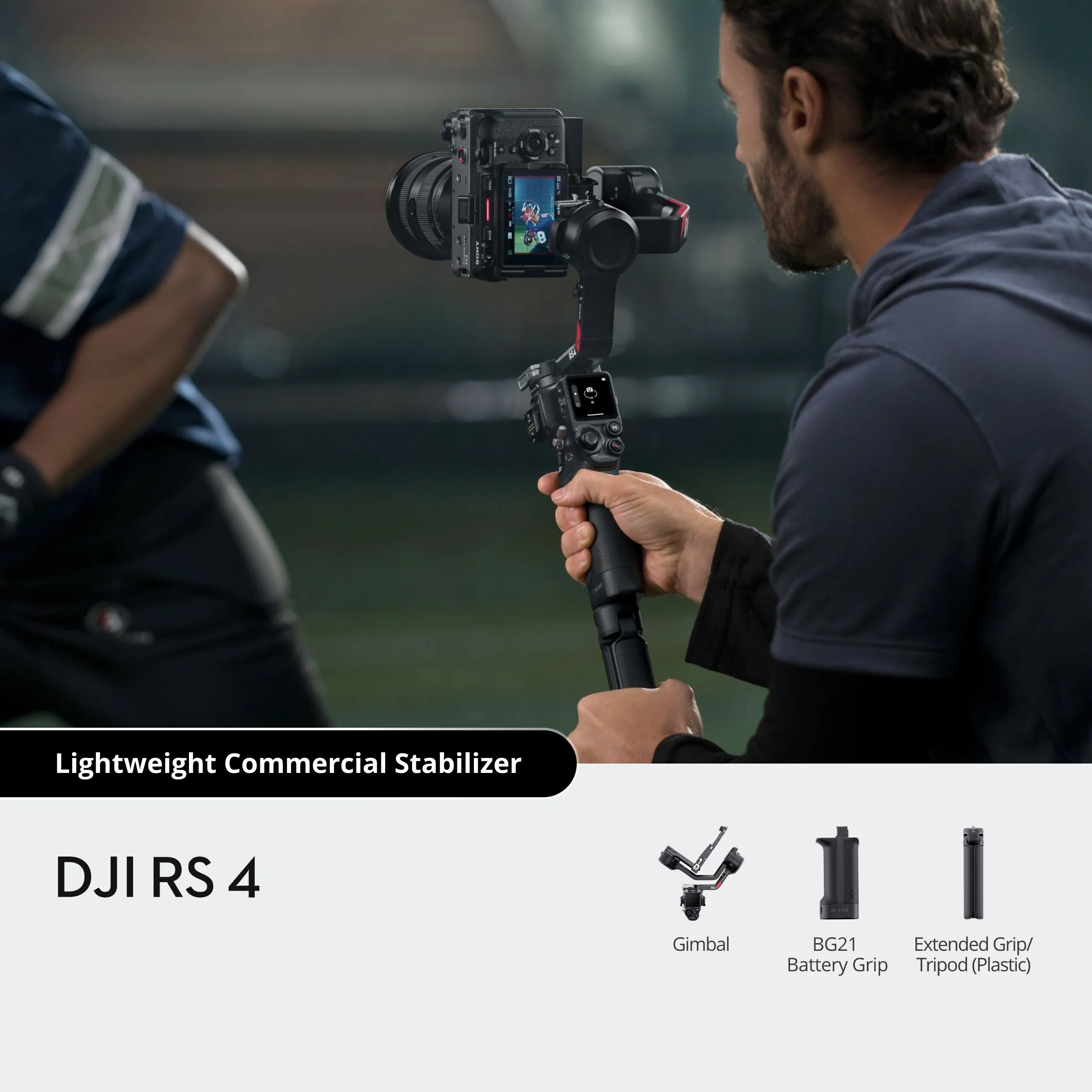 DJI RS 4 Gimbal Stabilizer with Joystick Mode Switch and 2nd Gen Native Vertical Shooting - Image 8