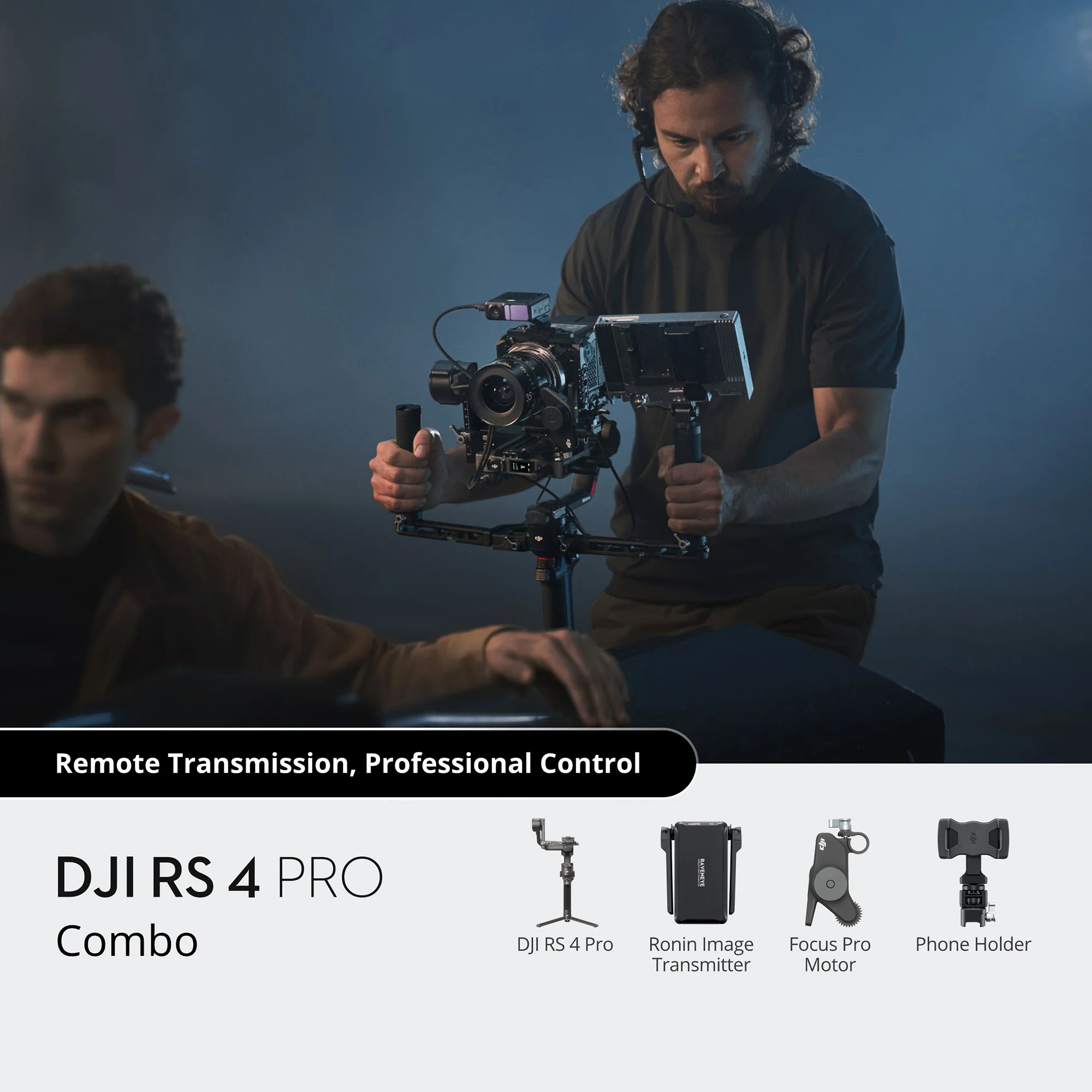 DJI RS 4 Gimbal Stabilizer Combo with Joystick Mode Switch and High-Capacity Battery Grip - Image 7