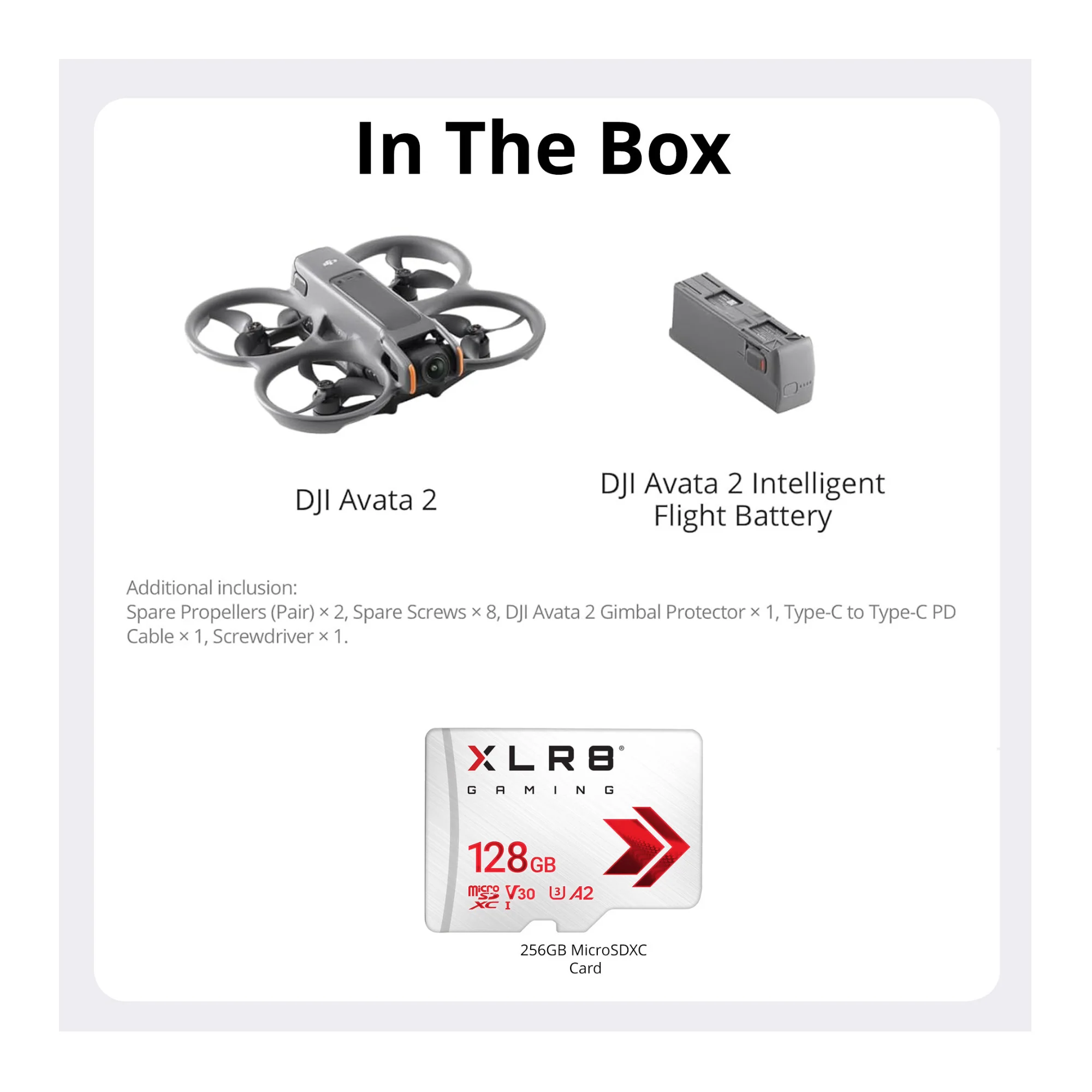 DJI Avata 2 (Drone Only) with 256GB MicroSDXC Canvas Go Plus Memory Card Bundle - Image 6