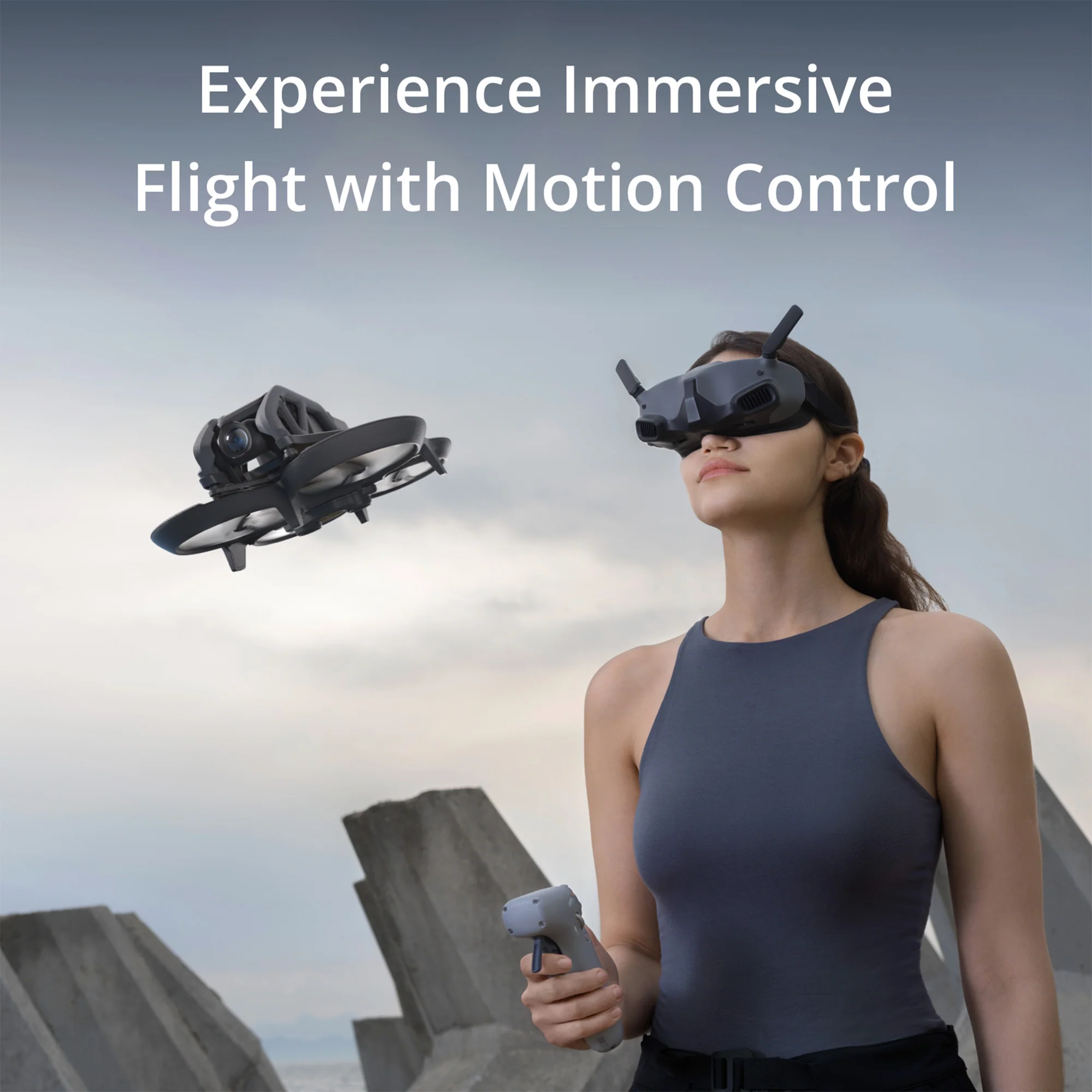 DJI Avata Born to Fly Explorer Combo FPV Drone with RC Motion 2 and Goggles with 128GB Memory Card - Image 2