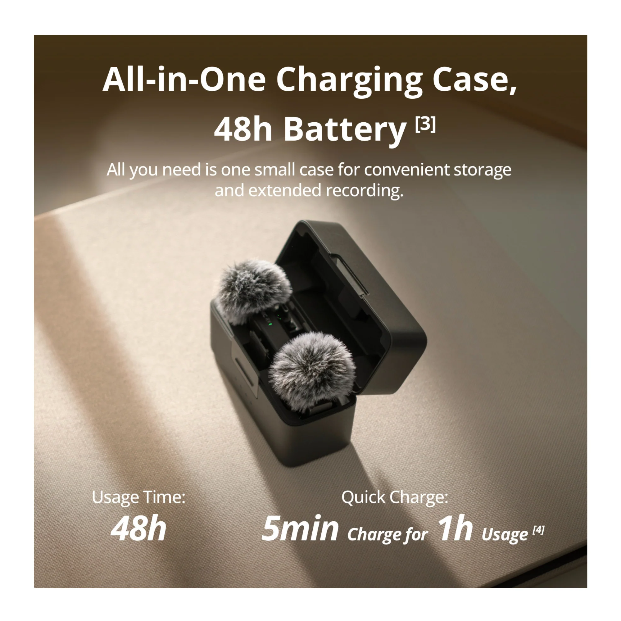 DJI Mic Mini (2 TX + 1 RX + Charging Case) with Wireless Portable Accessory - Image 4