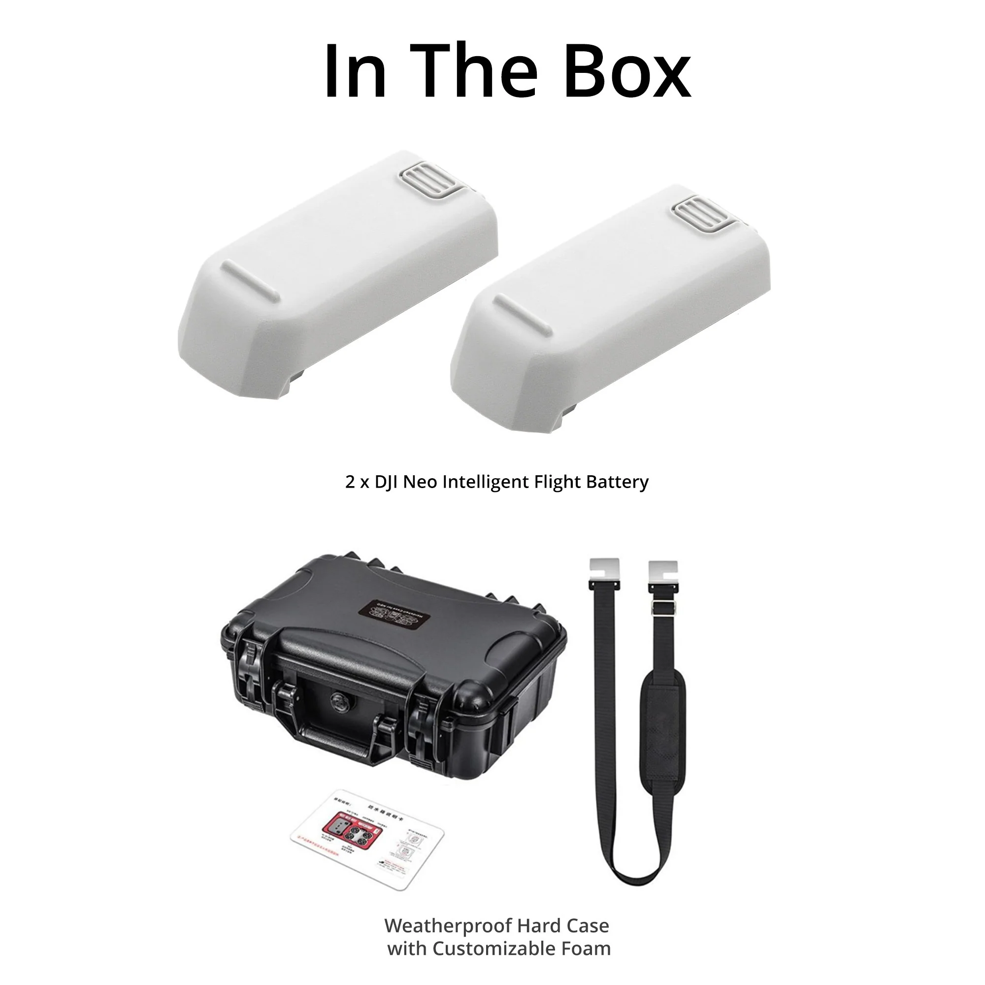 DJI Neo Intelligent Flight Battery (2-Pack) with Weatherproof Hard Case Bundle - Image 5