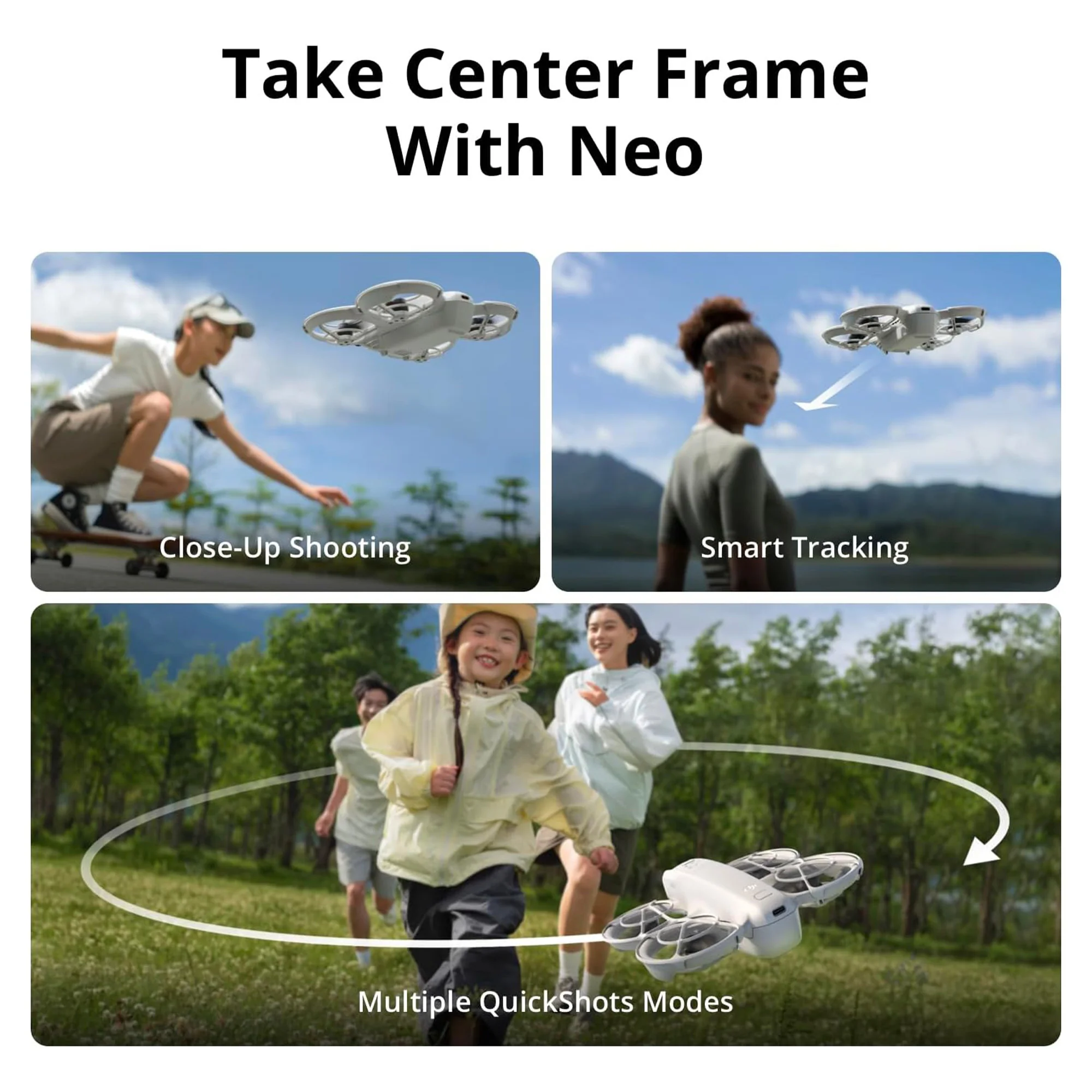 DJI Neo Palm-Sized Lightweight Drone Combo (No RC) with Six Intelligent Shooting Modes - Image 4