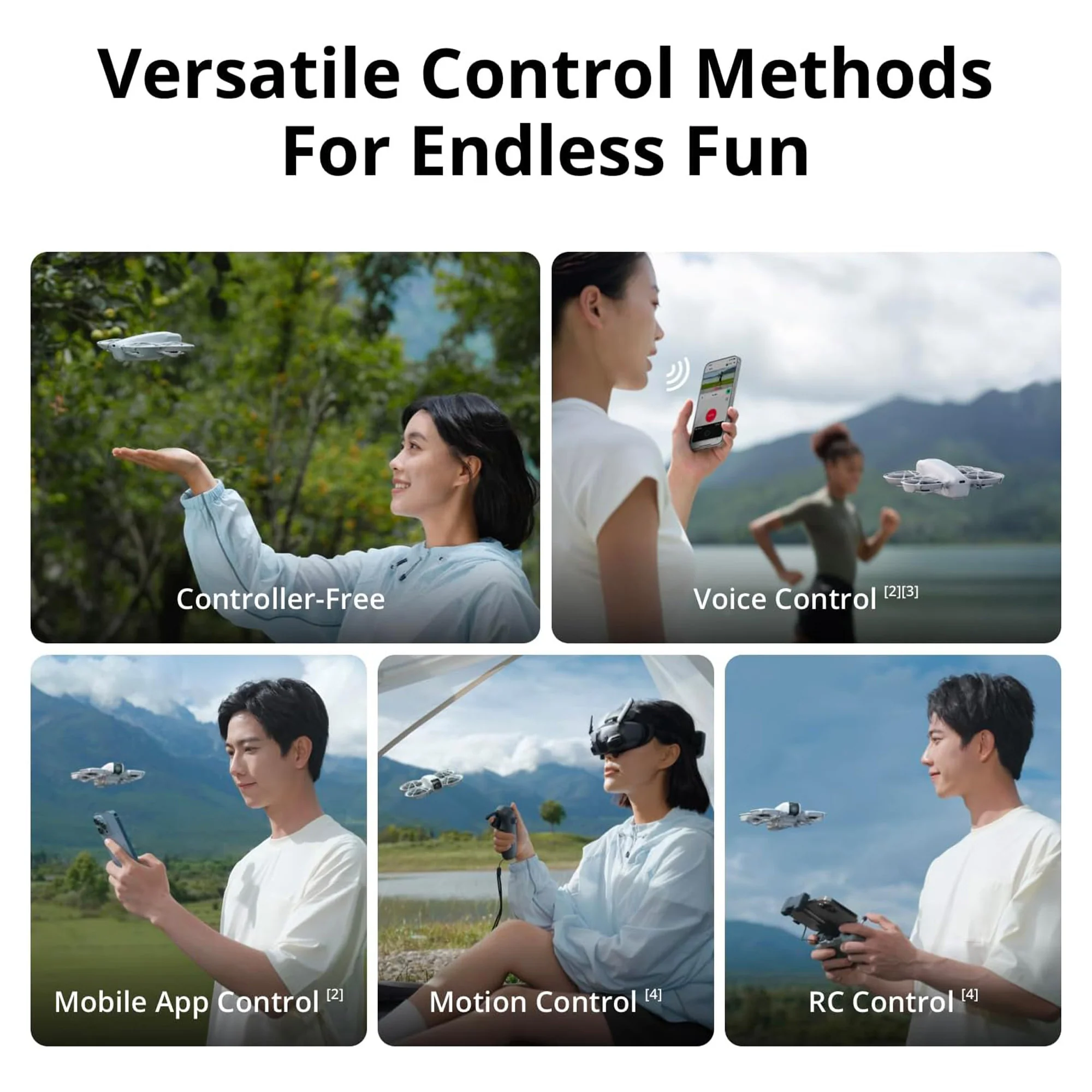 DJI Neo Palm-Sized Lightweight Drone Combo (No RC) with Six Intelligent Shooting Modes - Image 5