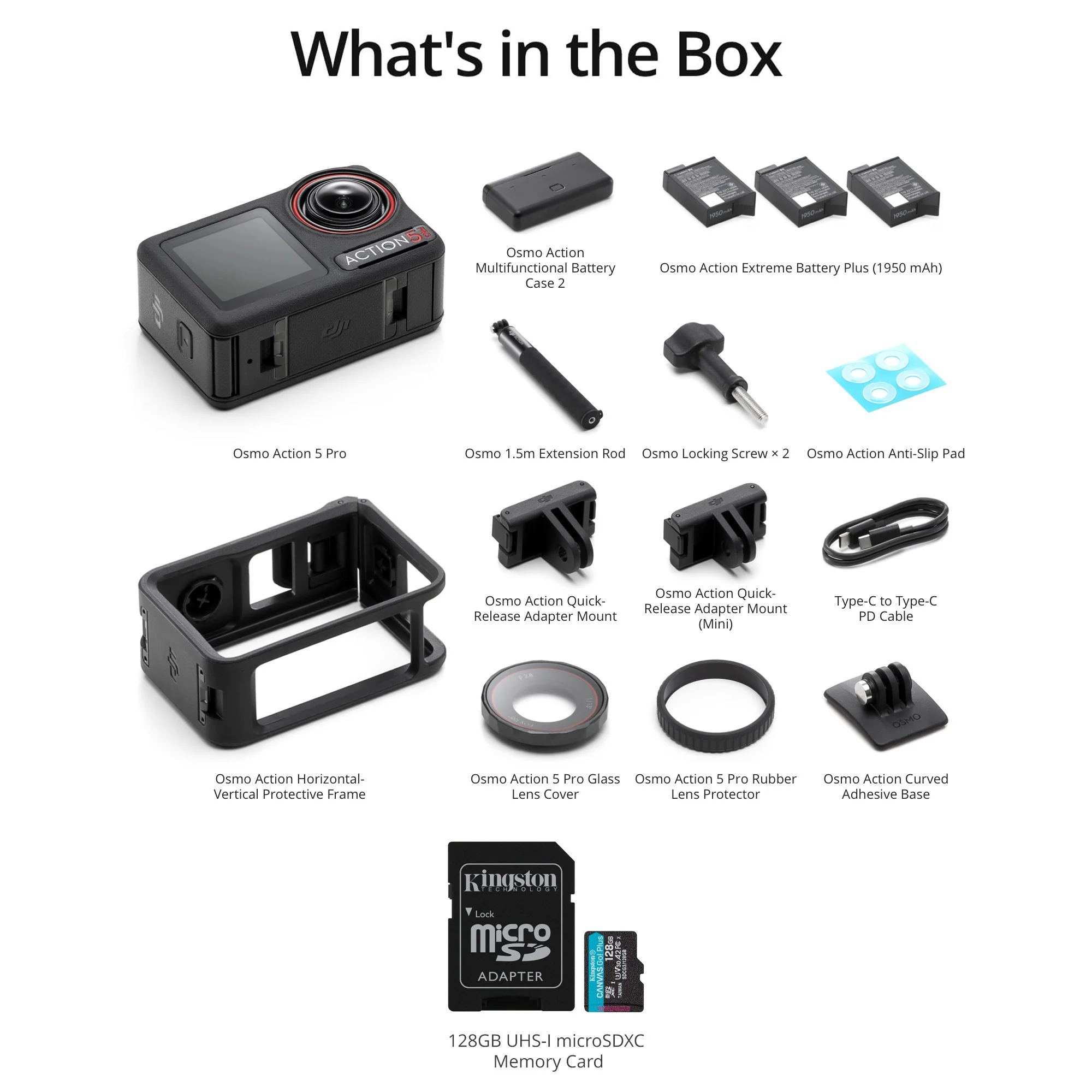 DJI Osmo Action 5 Pro Adventure Combo with 128GB MicroSDXC Bundle - Image 7