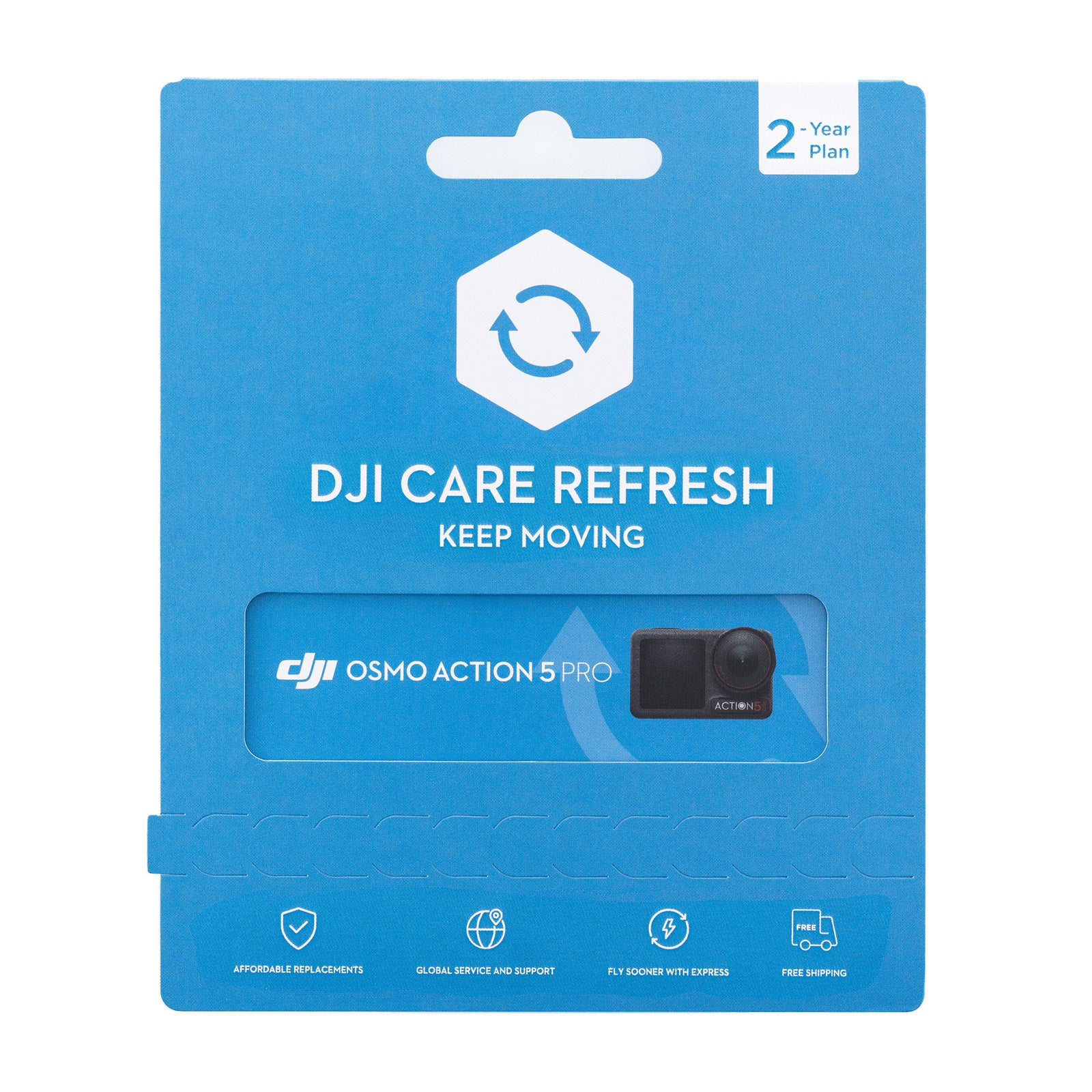 DJI Care Refresh 2-Year Plan for DJI Osmo Action 5 Pro (Physical Card)