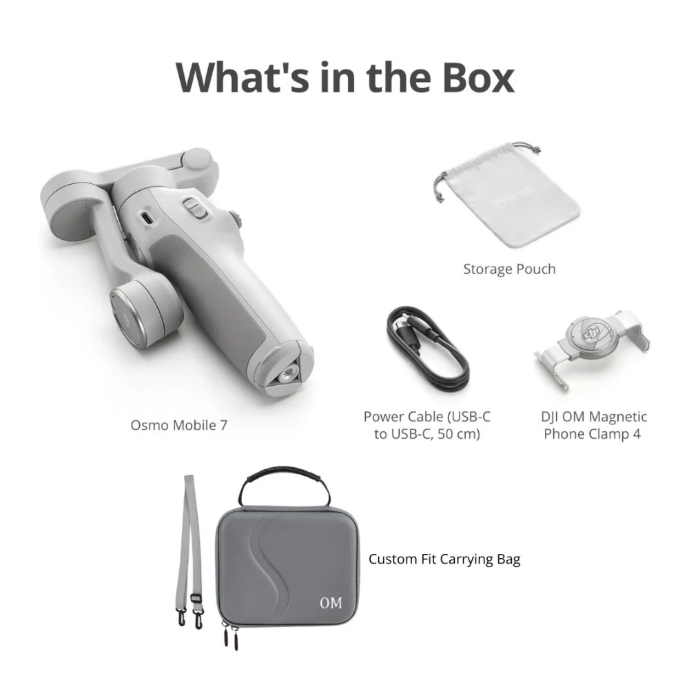 DJI Osmo Mobile 7 Gimbal with ActiveTrack 7.0 and 7th Gen Stabilization Bundle - Image 10