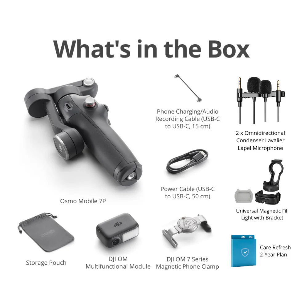 DJI Osmo Mobile 7P Gimbal with 7th Gen Stabilization Bundle - Image 5