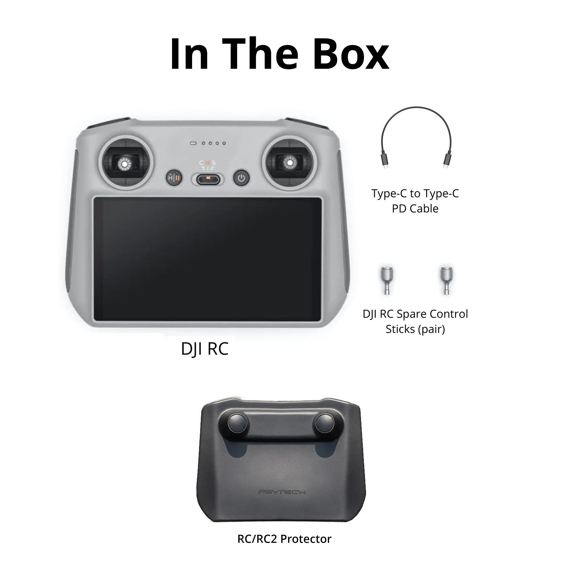 DJI RC Lightweight Ultra-Long Battery FHD Remote Controller for DJI Drones with Protector Cover - Image 6