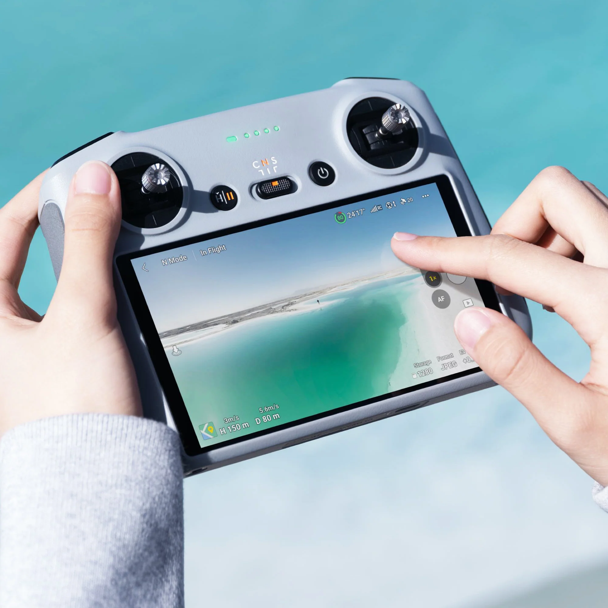 DJI RC Lightweight FHD Remote Controller for DJI Drones with 64GB SD Card, Cover, and Landing Pad - Image 7