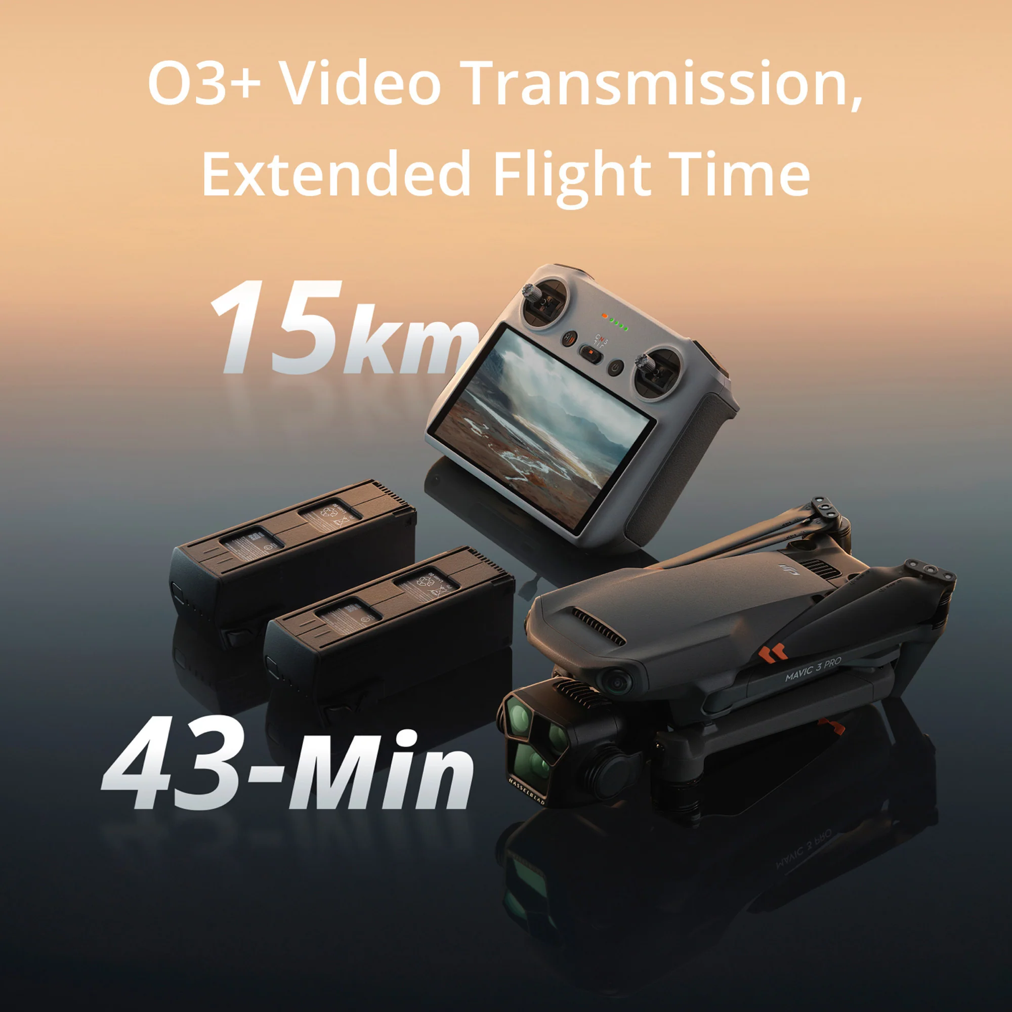 DJI Mavic 3 Pro Quadcopter Camera Drone Fly More Combo with DJI RCP Pro with Hard Case Bundle - Image 3