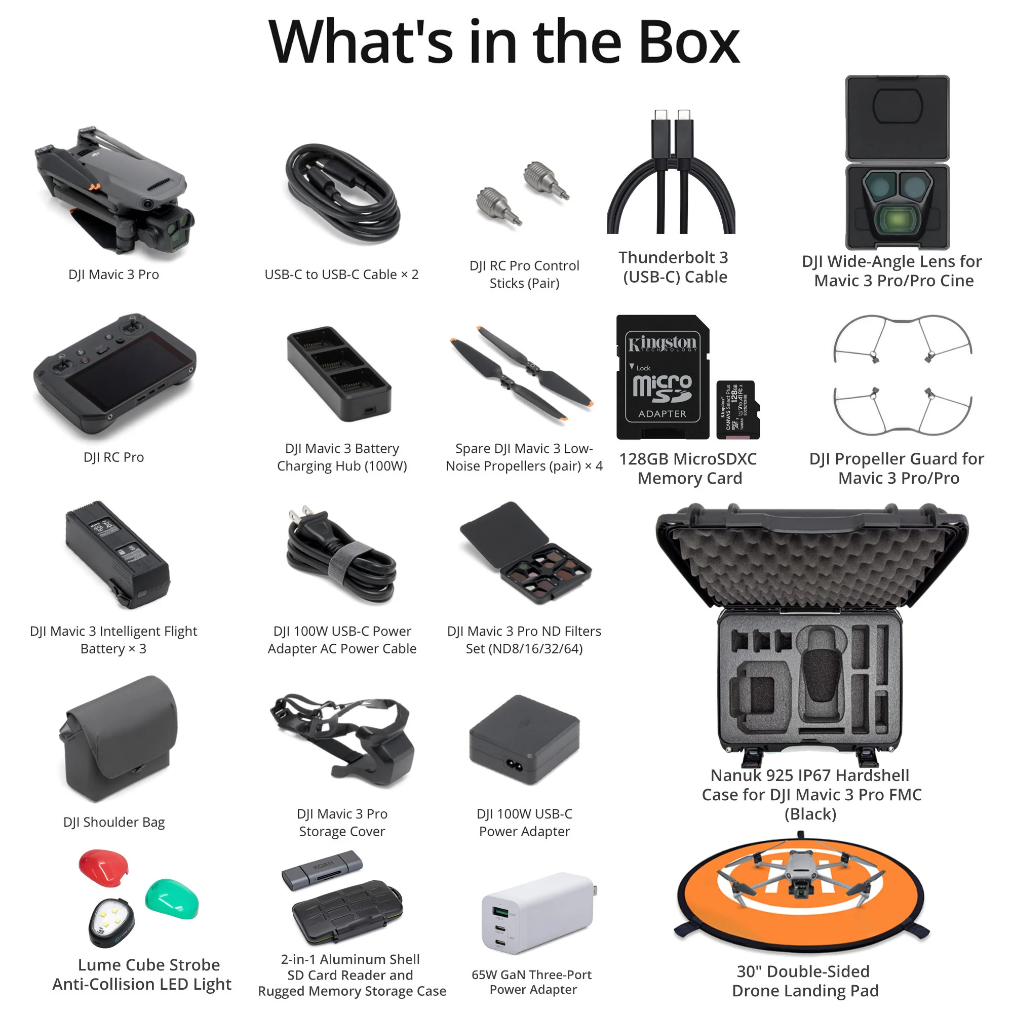 DJI Mavic 3 Pro Quadcopter Camera Drone Fly More Combo with DJI RCP Pro with Hard Case Bundle - Image 5