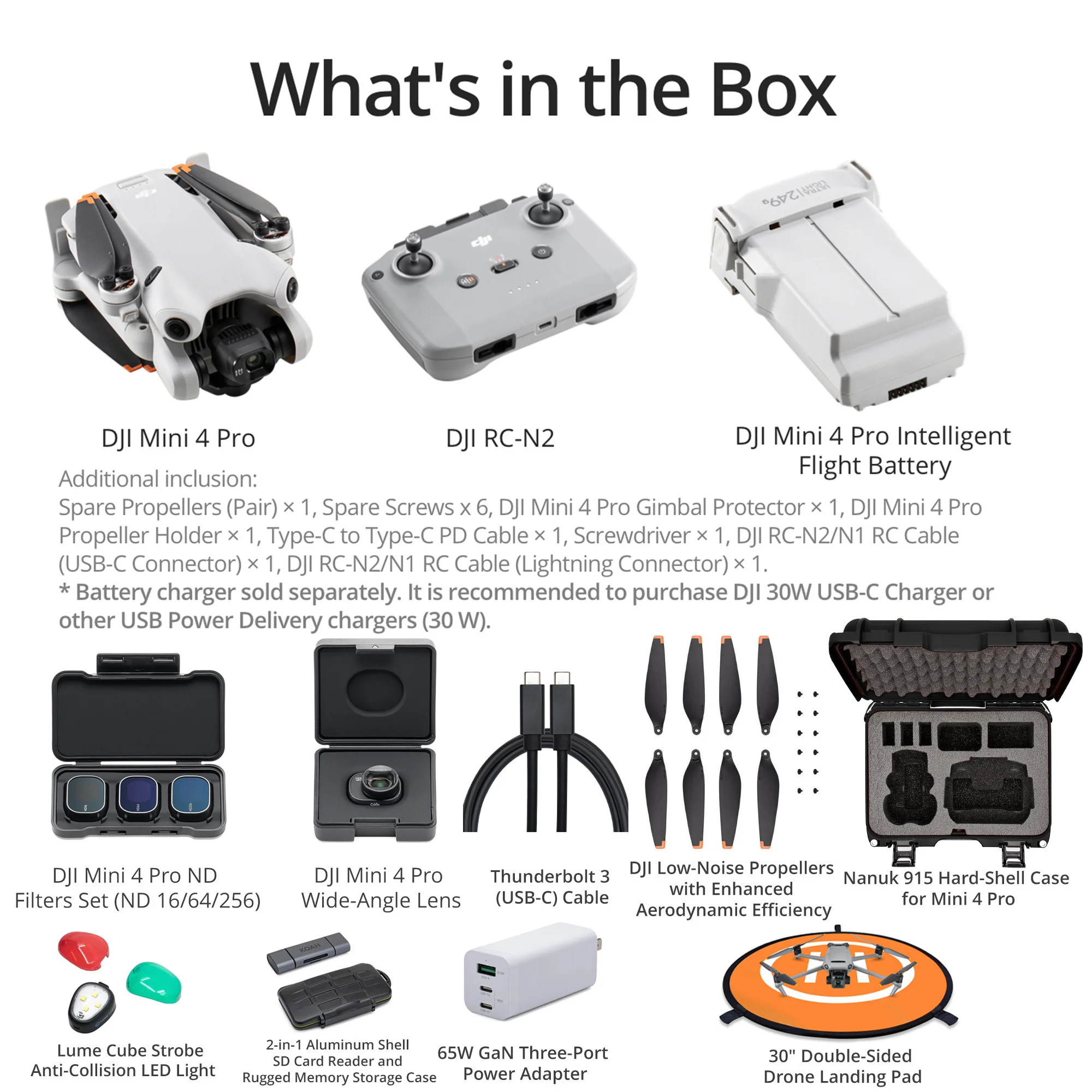 DJI Mini 4 Pro Drone with RC-N2 Controller and Ultimate Flight Bundle - Image 6