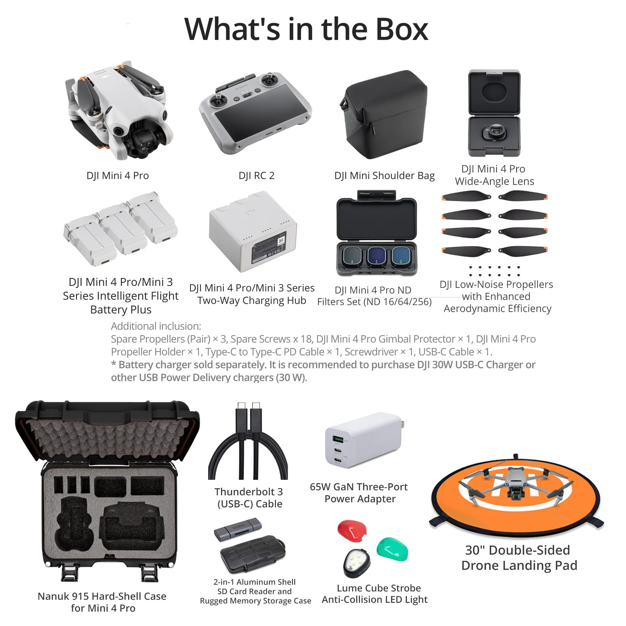 DJI Mini 4 Pro Drone Fly More Combo Plus with RC 2 Controller and Ultimate Flight Bundle - Image 6
