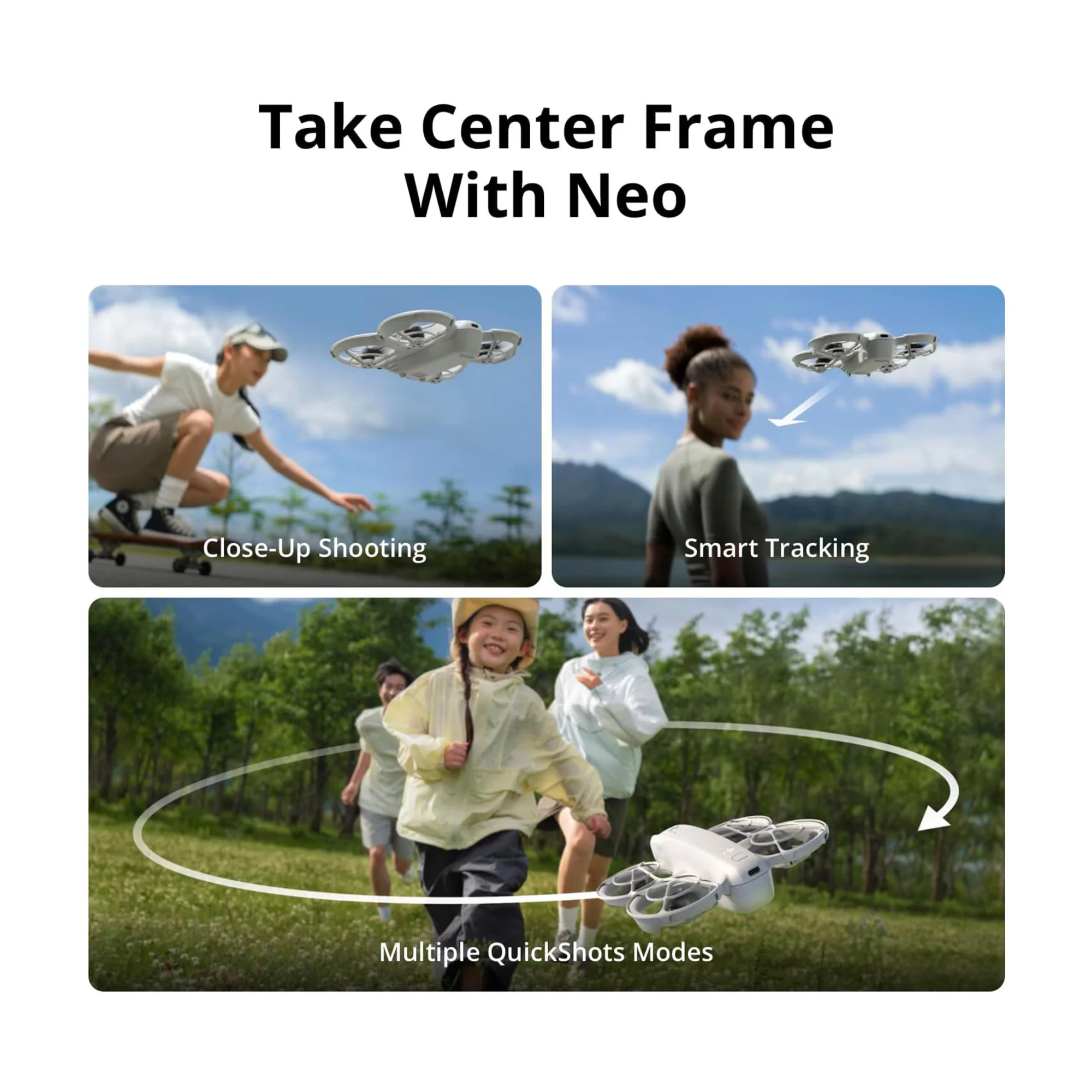 DJI Neo Palm-Sized Lightweight Drone Combo (No RC) with Care Refresh 2- Year Plan and Accessories - Image 4