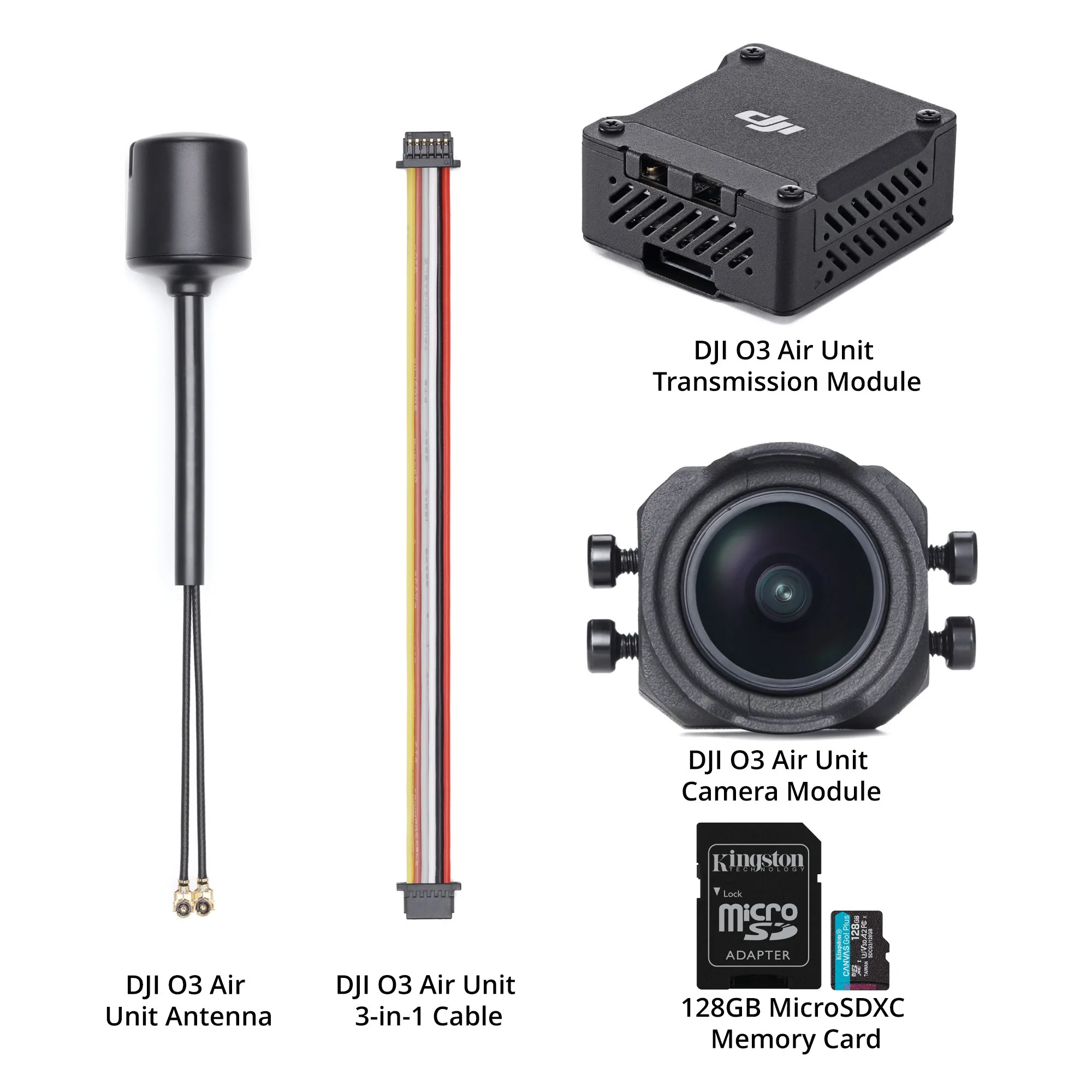DJI O3 Air Unit Compact Video Transmission Technology with 128GB MicroSDXC Memory Card Bundle - Image 6
