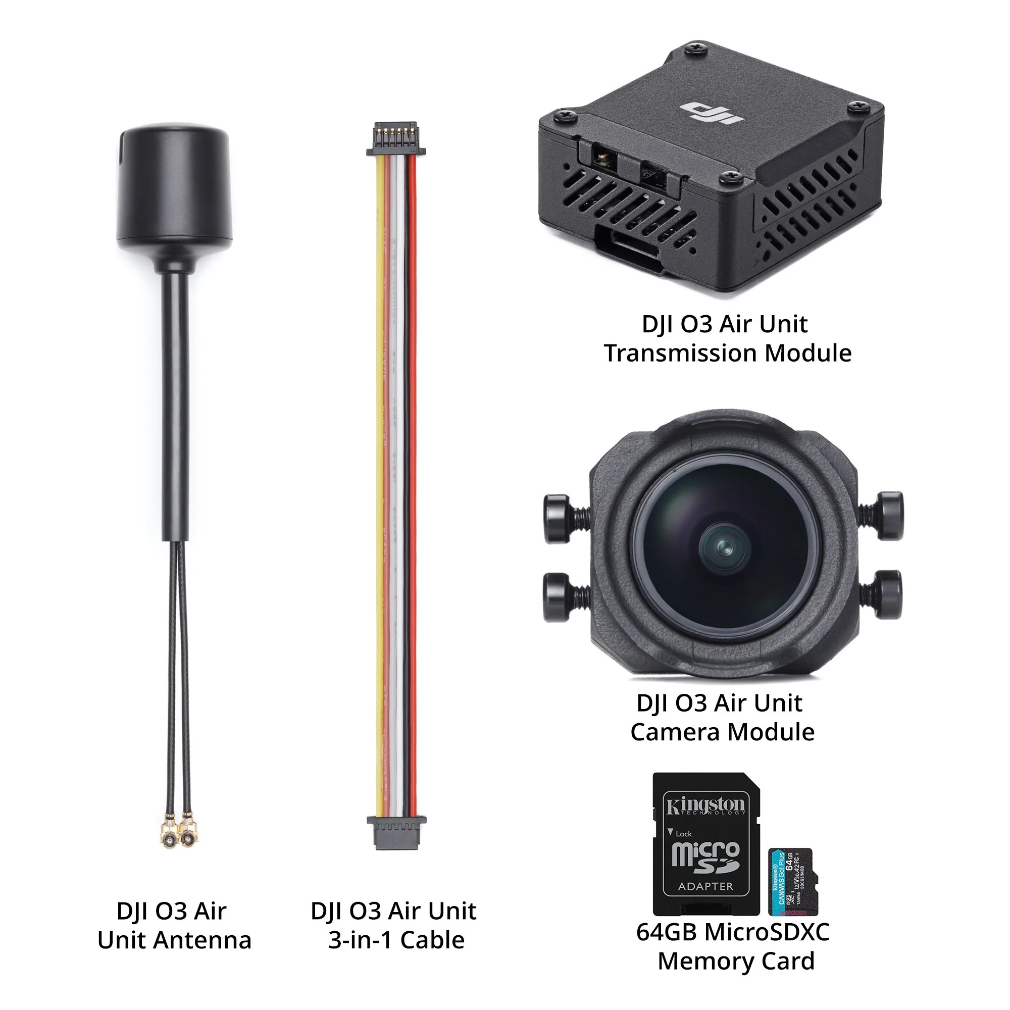 DJI O3 Air Unit Compact Video Transmission Technology with 64GB A2 MicroSD Card Bundle - Image 6