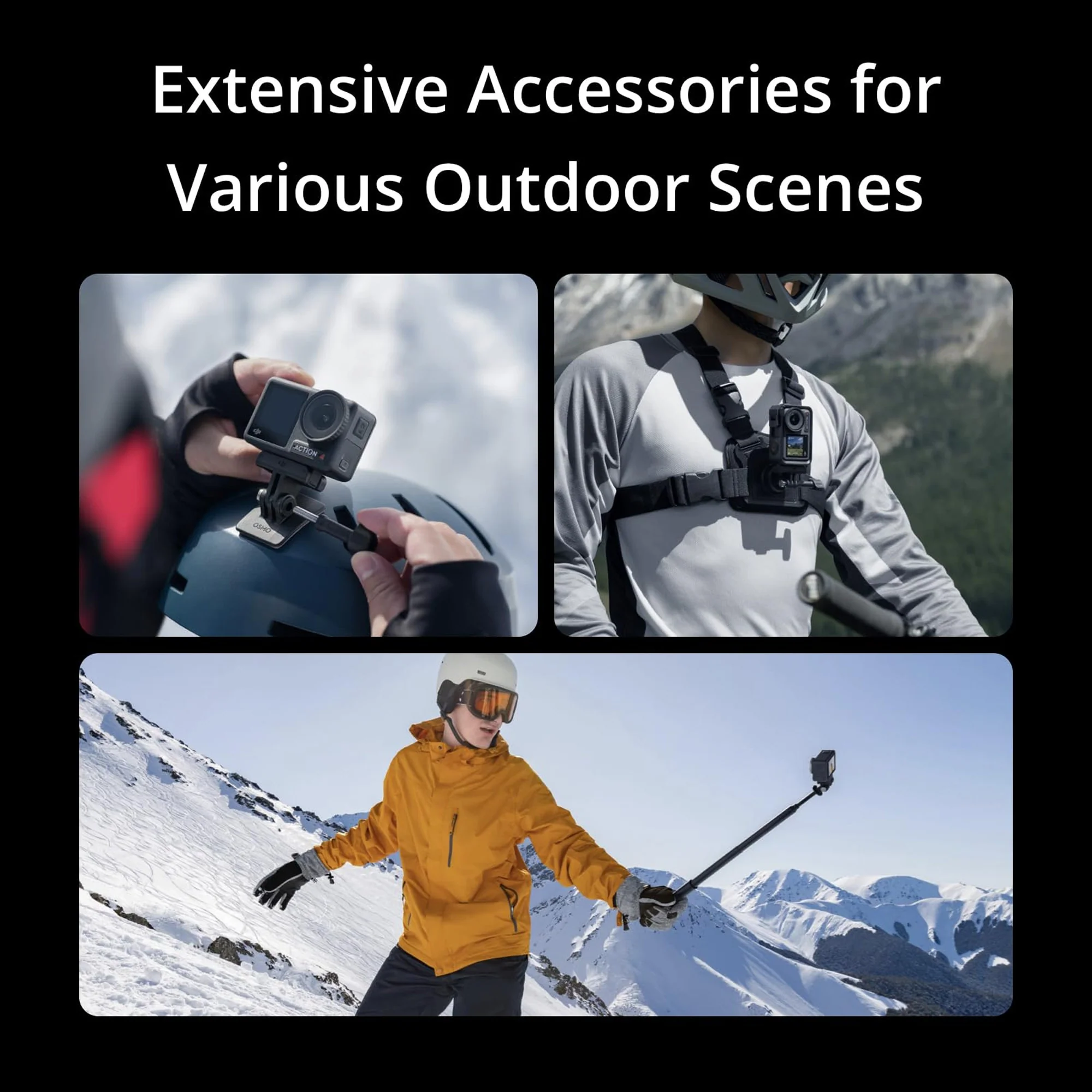 DJI Osmo Action 4 Camera Adventure Combo with 64GB MicroSDXC Memory Card Bundle - Image 2