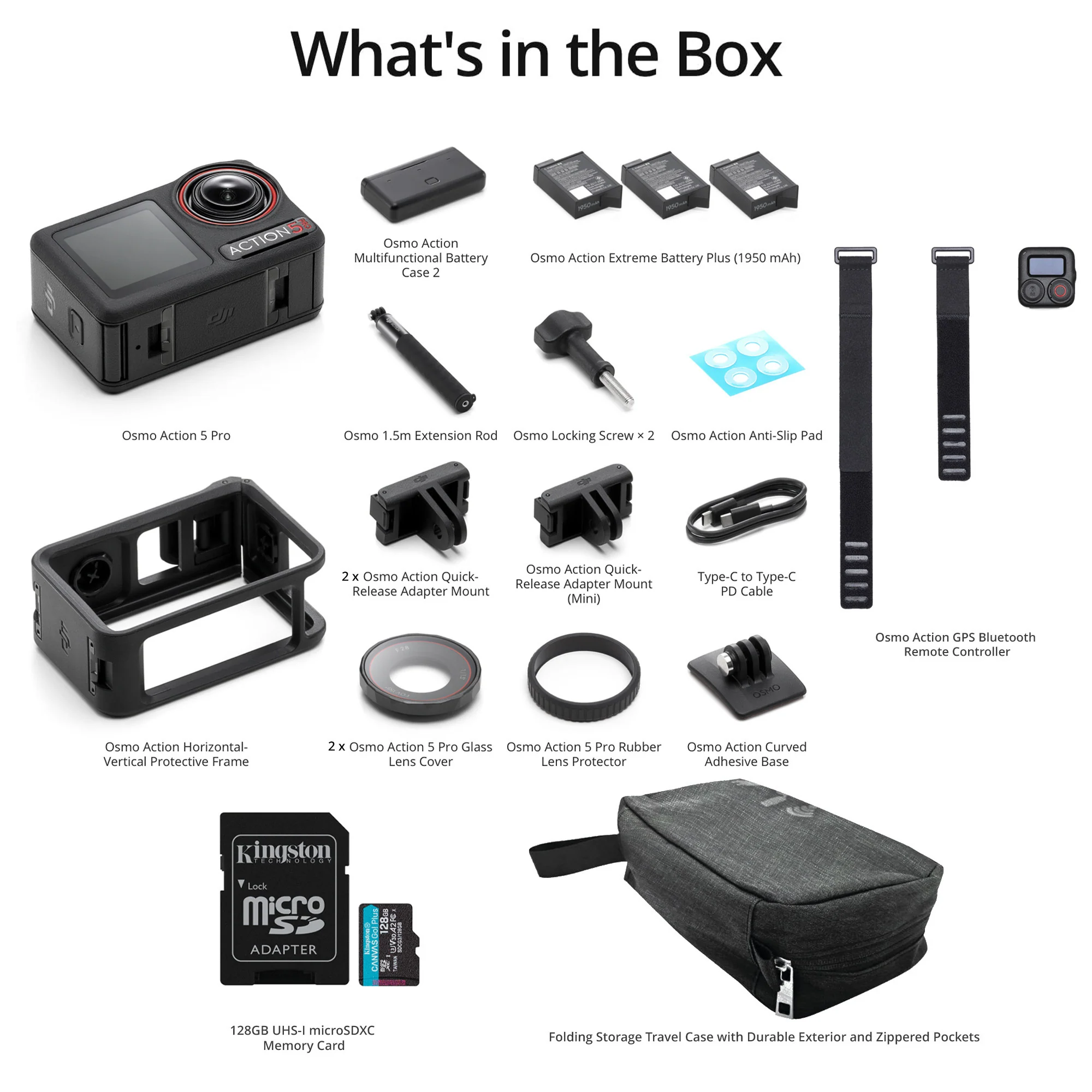 DJI Osmo Action 5 Pro Adventure Combo Deluxe Accessory Bundle - Image 7