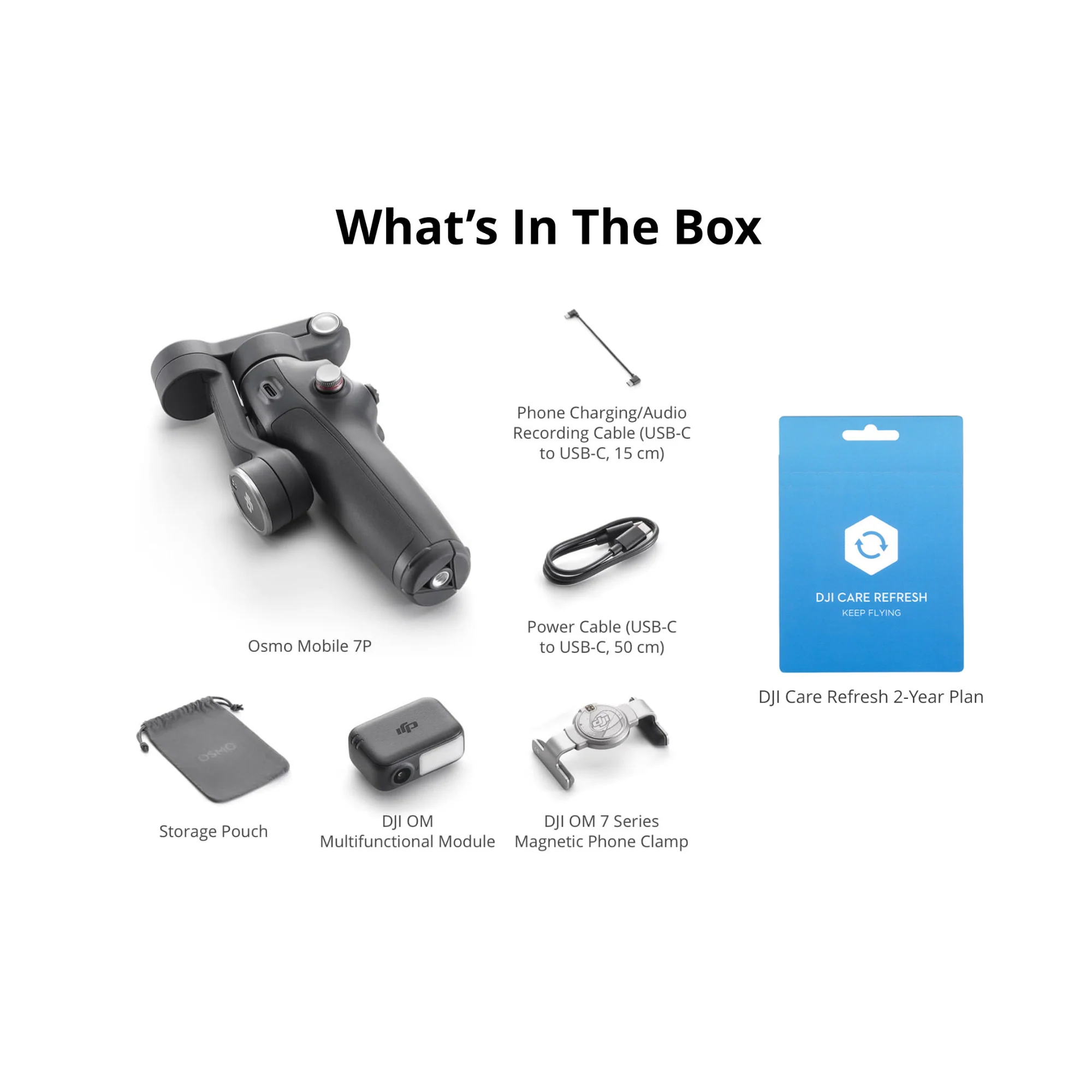 DJI Osmo Mobile 7P Intelligent Tracking Phone Gimbal with Care Refresh 2-Year Plan Card - Image 7