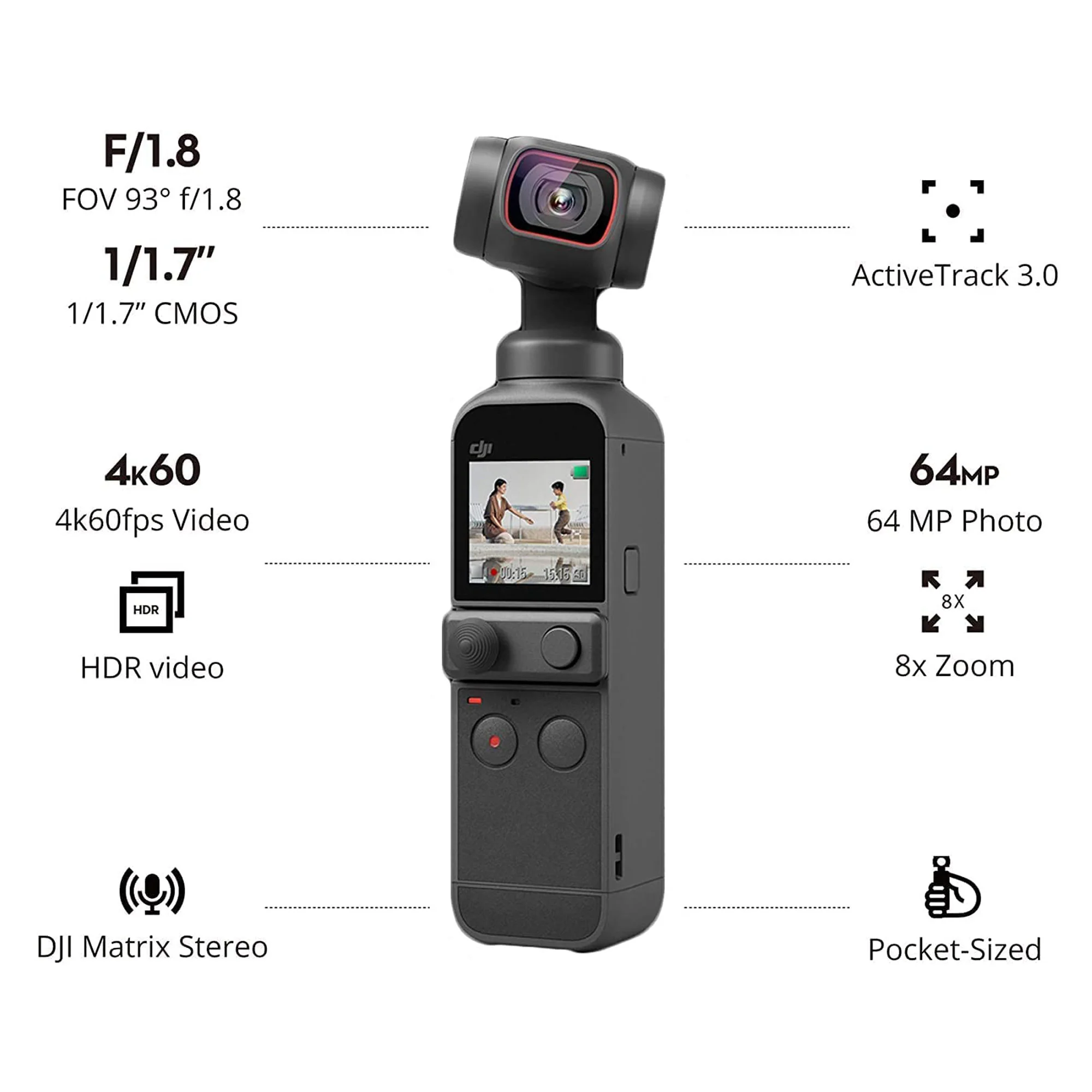 DJI Pocket 2 Gimbal Creator Combo with Blade Arm for DJI Pocket 3 and Insta 360 Cameras Bundle - Image 5