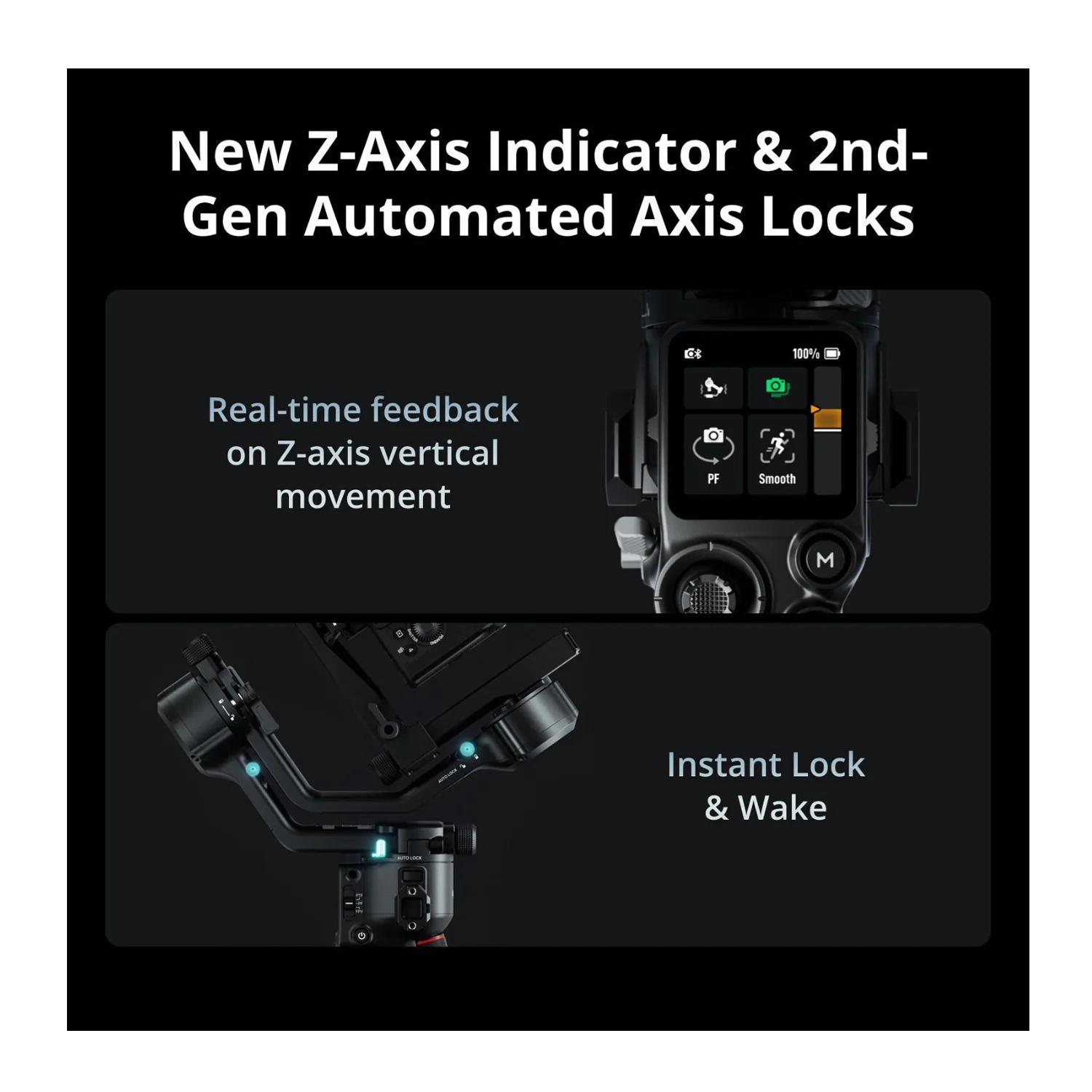 DJI RS 5 Gimbal Stabilizer with Separate AI Tracking and Framing Module (Black) - Image 6