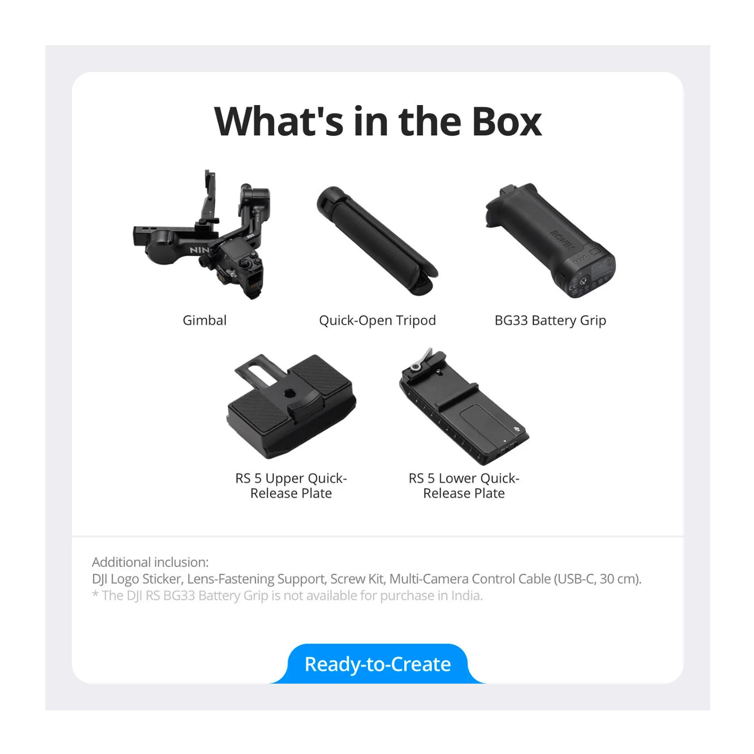 DJI RS 5 Gimbal Stabilizer with Separate AI Tracking and Framing Module (Black) - Image 8