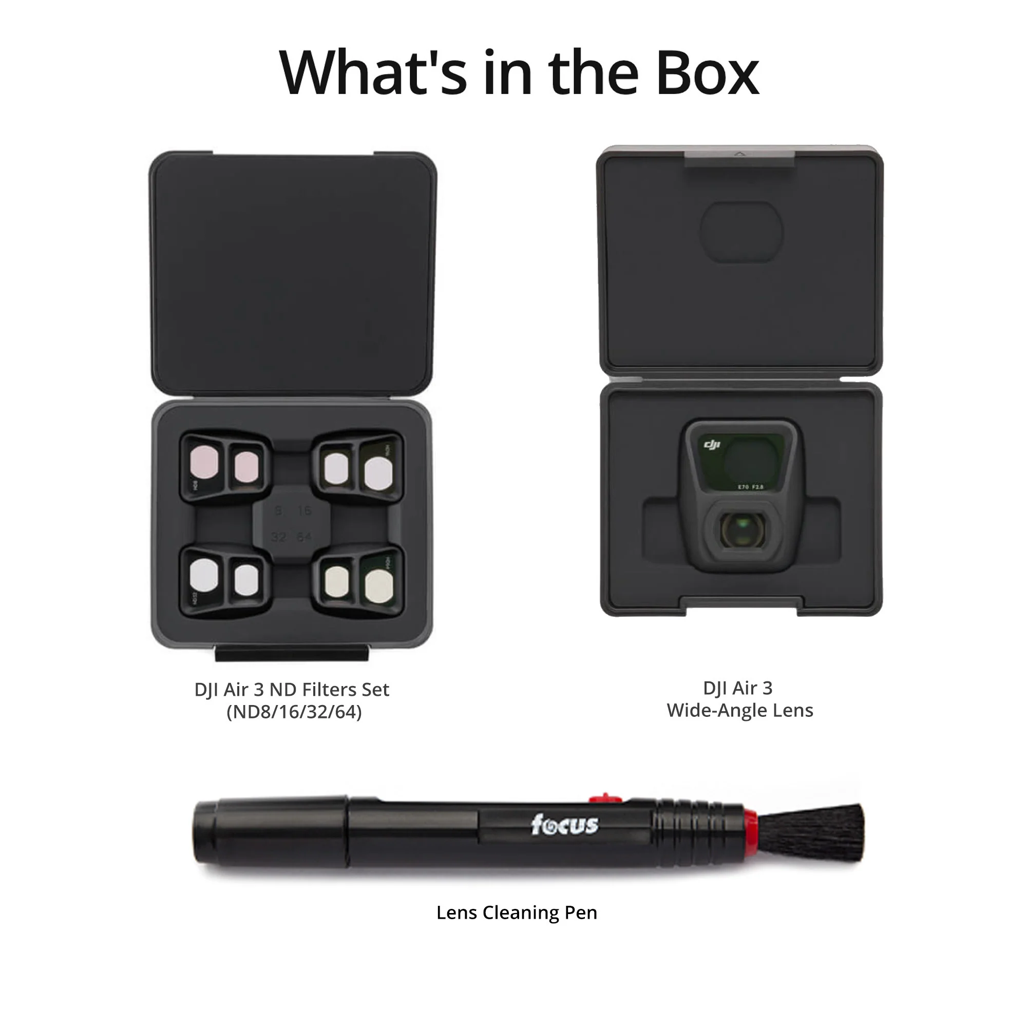DJI Wide-Angle Lens for Air 3 with Lens Cleaning Pen bundle - Image 5