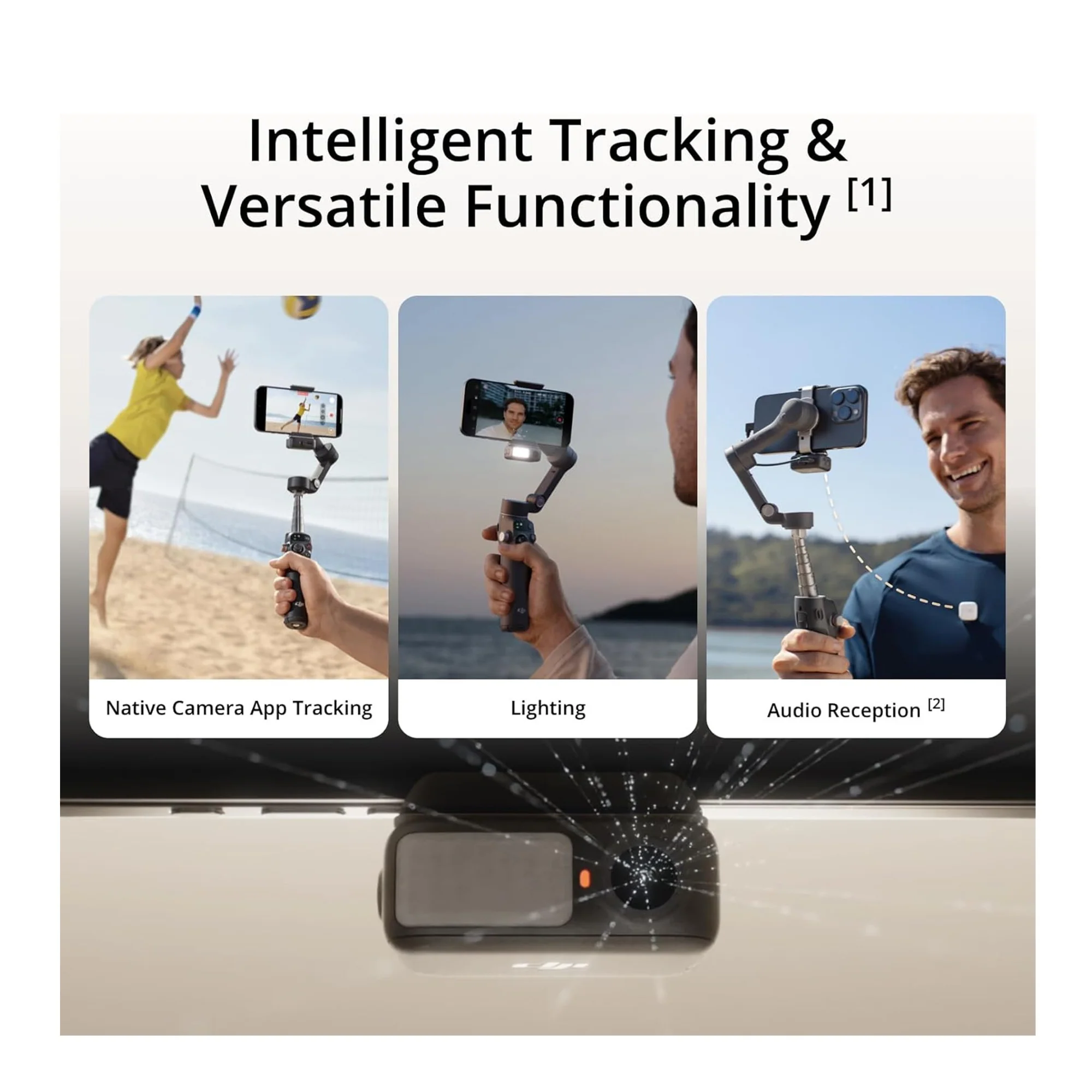 DJI Osmo Mobile 7P Gimbal with DJI Mic Mini (2 TX + 1 RX + Case) and Travel Case - Image 2