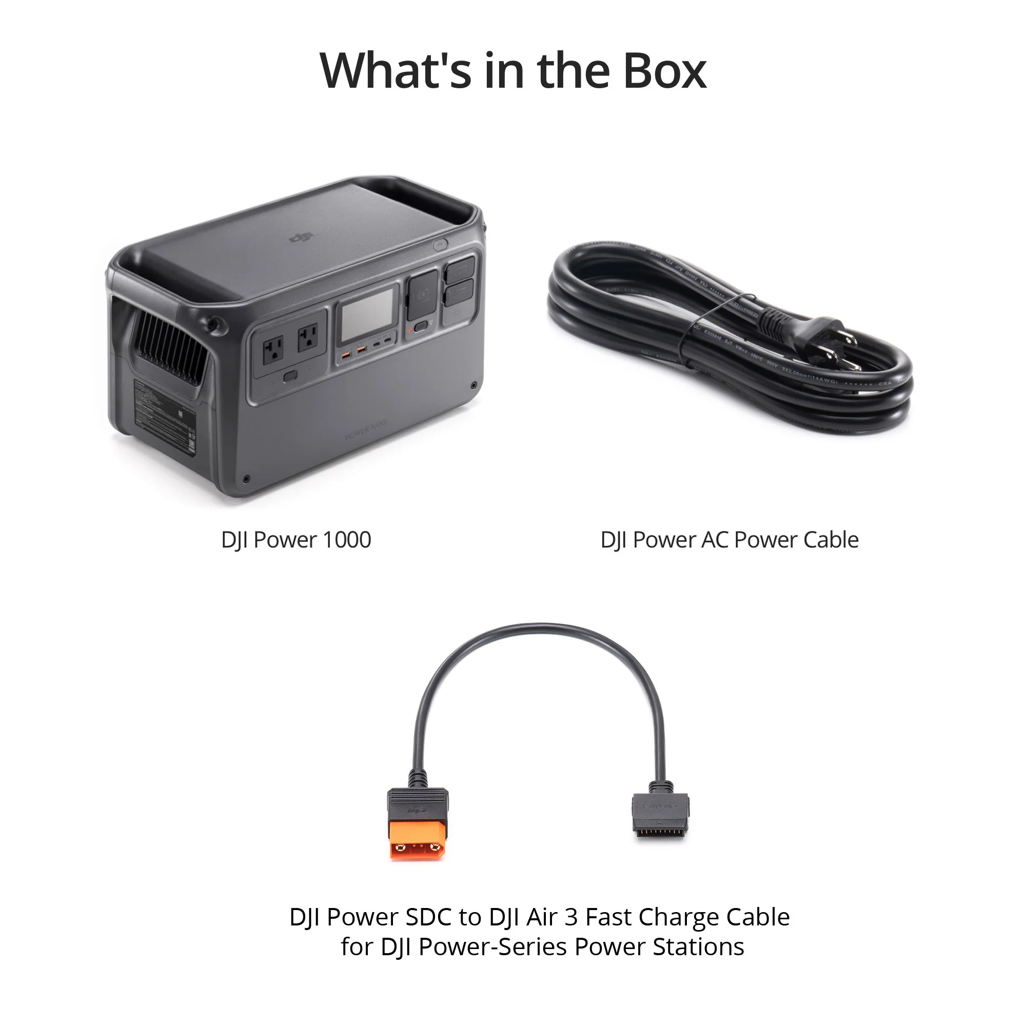 DJI Power 1000 with SDC to Air 3 Fast Charge Cable Bundle - Image 6