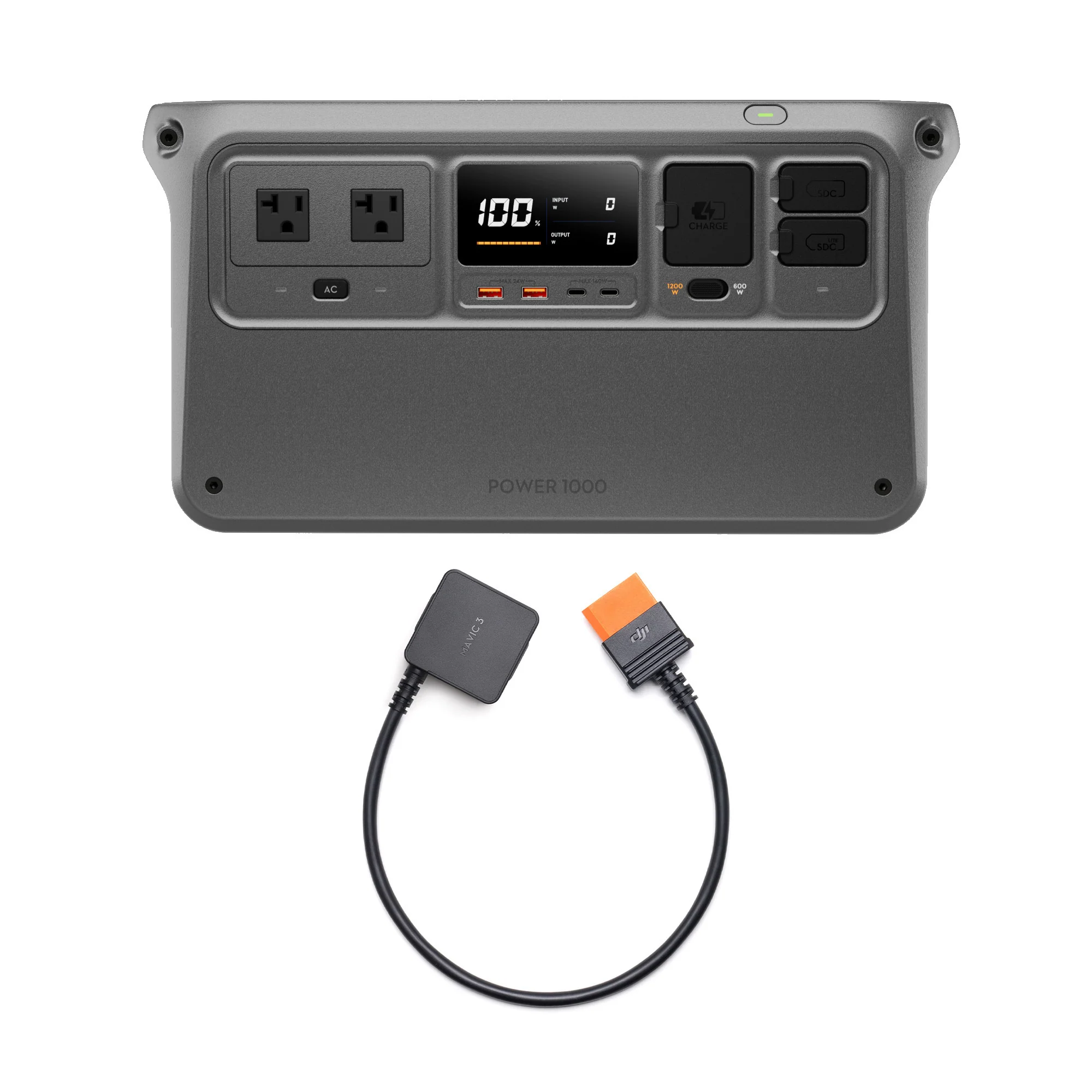 DJI Power 1000 and SDC to Mavic 3 Fast Charge Cable Bundle