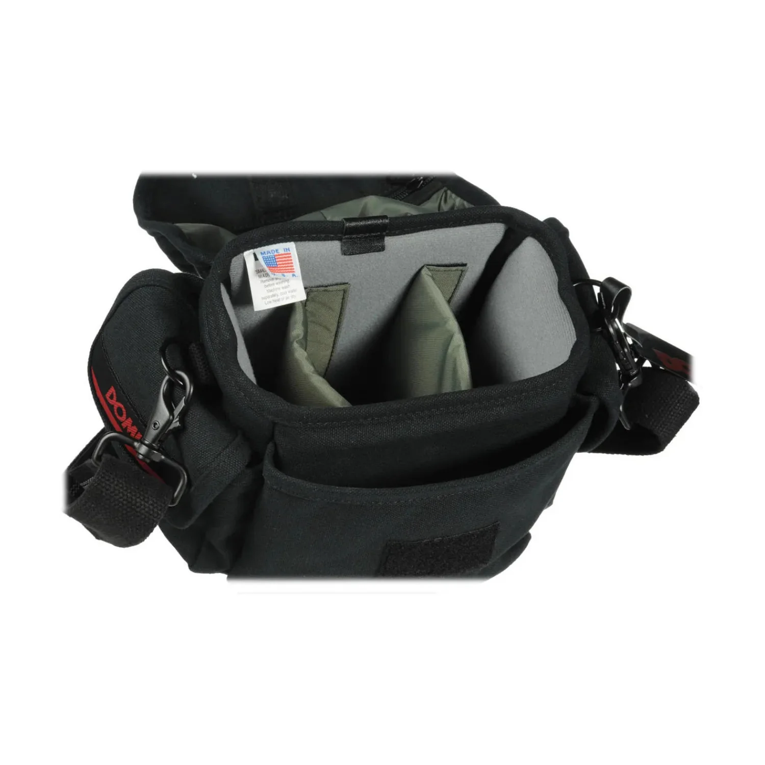 Domke F-8 Small Shoulder Camera Bag for 1-2 Cameras and Accessories (Black) - Image 2