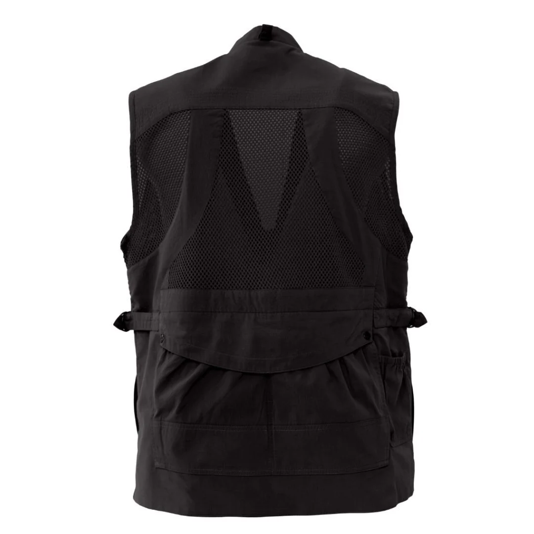 DOMKE PhoTOGS Vest with 100 Percent Cotton, 12 Pockets and Padded Collar (Black, Large Size) - Image 2