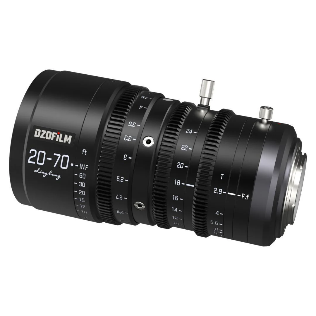 DZOFilm Linglung 20-70mm T2.9 MFT Parfocal Professional M43 Mount Zoom Cine Lens (Black) - Image 2